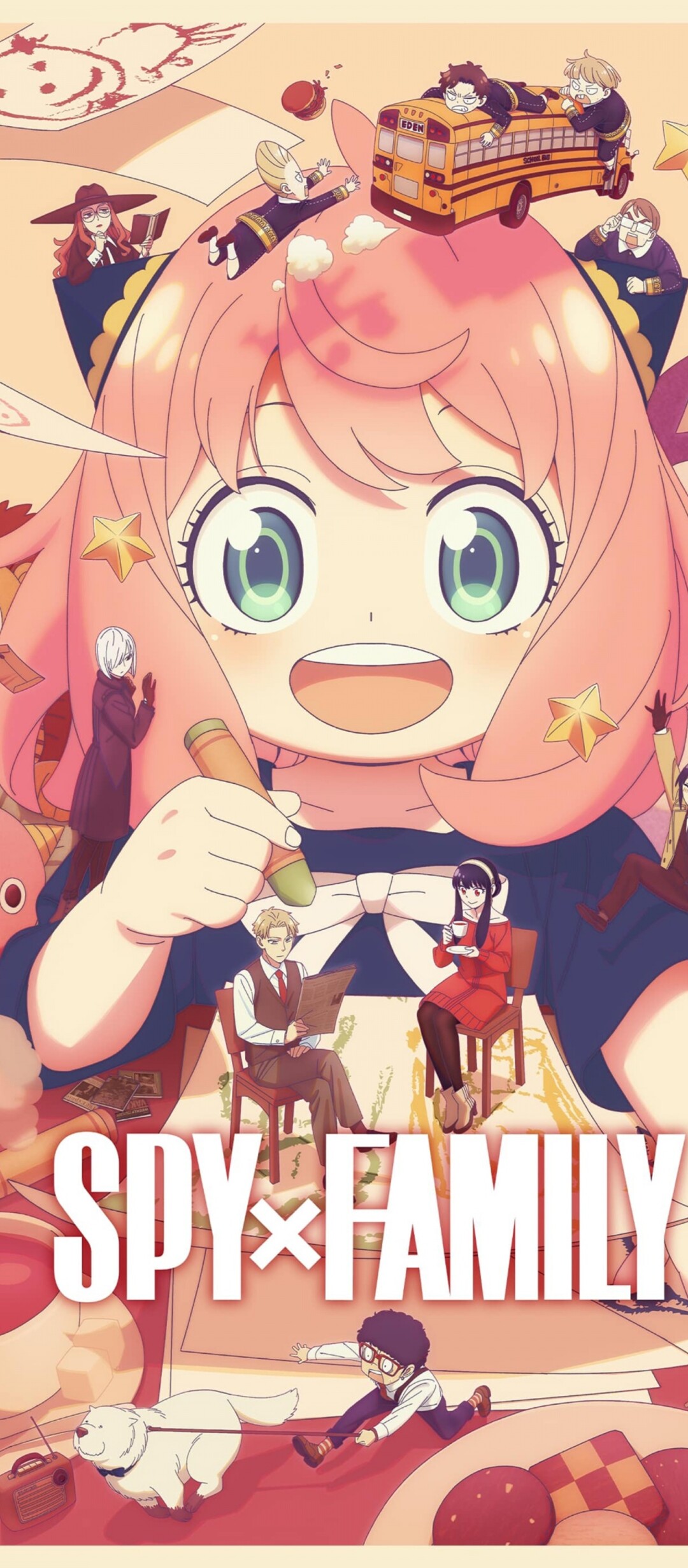 A detailed and high-quality close-up of Anya Forger from the anime Spy x Family.