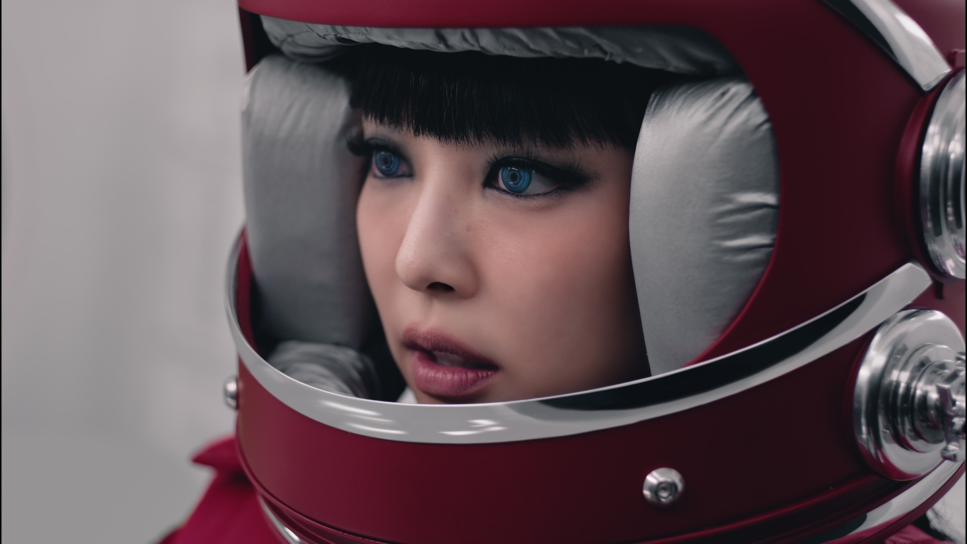 A stylish and futuristic portrait of Jennie Kim from BLACKPINK, featuring 2025 fashion aesthetics.