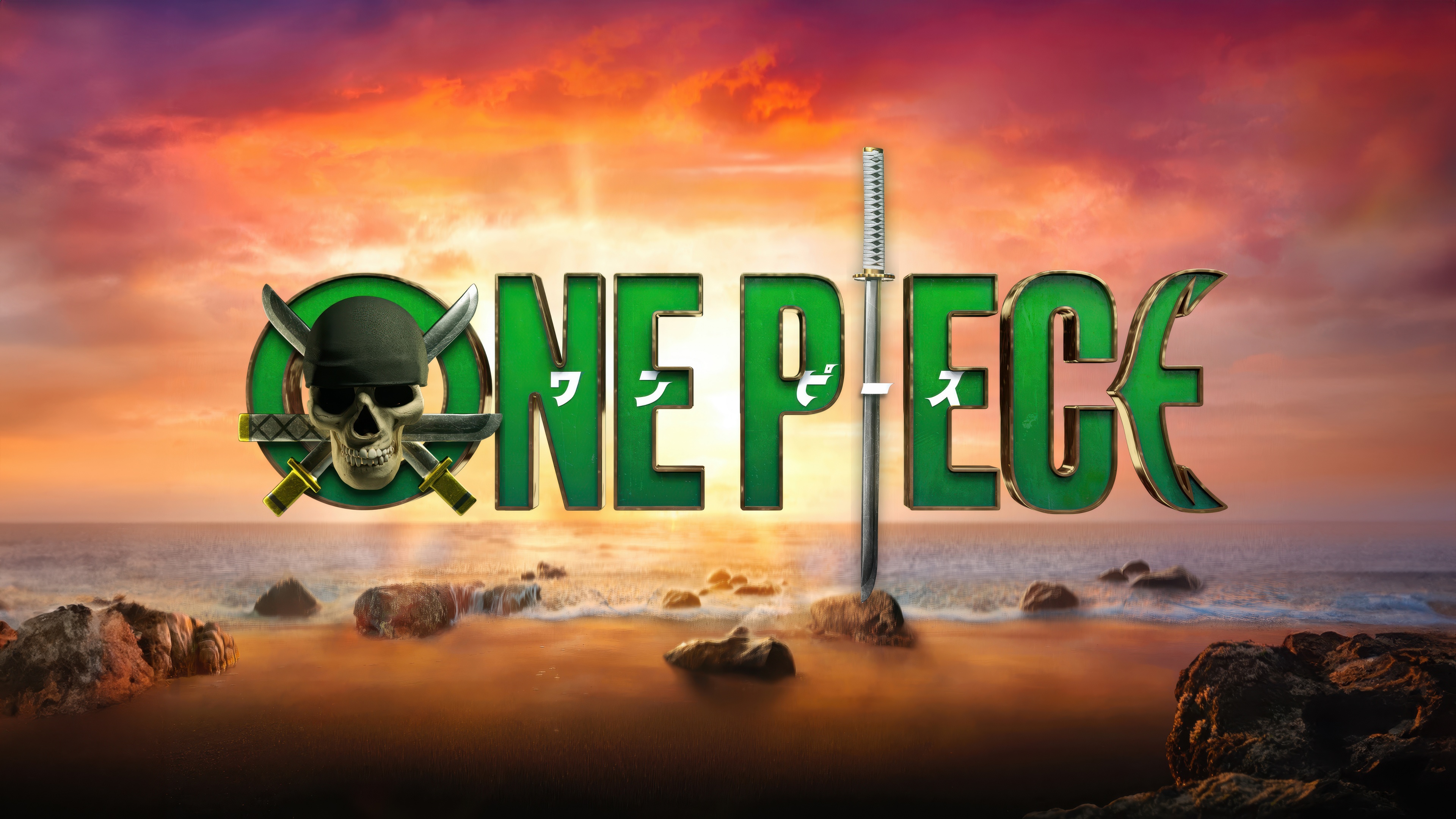 Cinematic portrait of Roronoa Zoro from One Piece