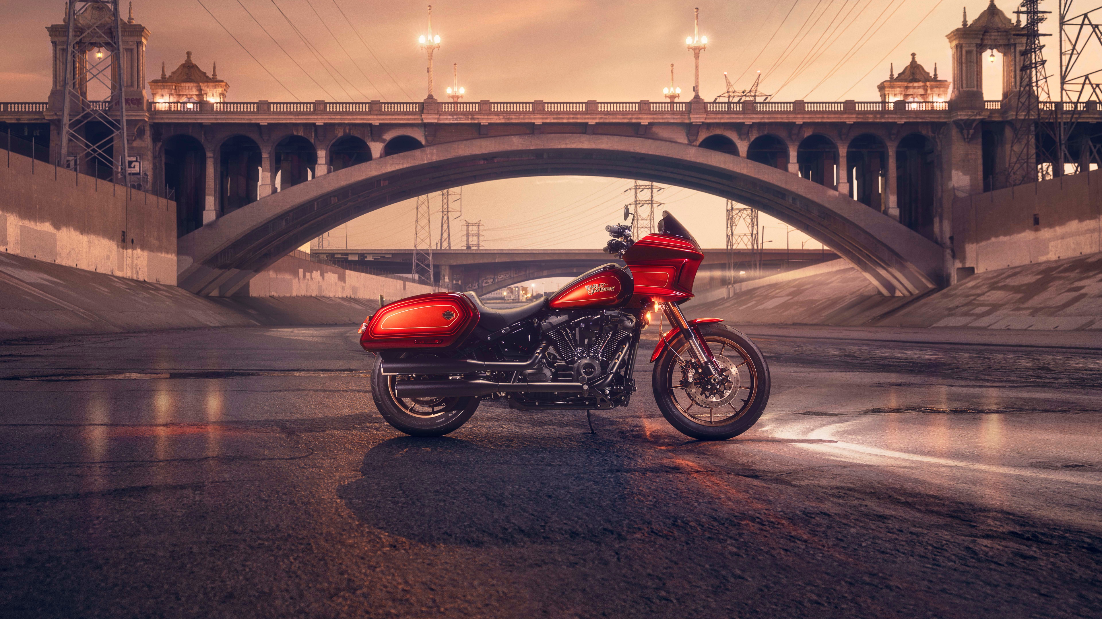 A high-resolution, detailed close-up of the 2022 Harley-Davidson Low Rider El Diablo limited edition motorcycle featuring custom dark finishes.