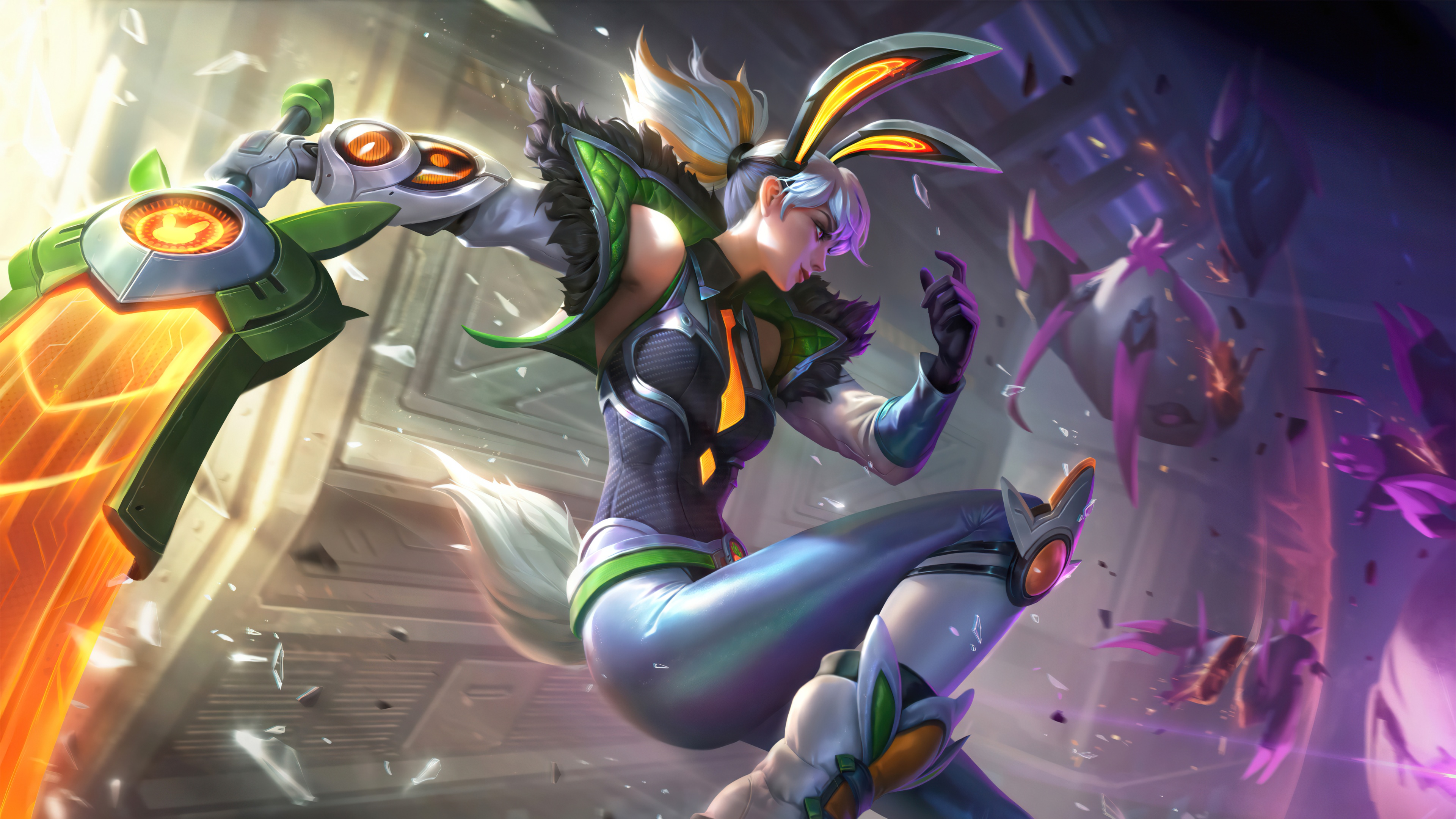 Epic fantasy digital art inspired by the League of Legends universe with magical energy and cinematic lighting.