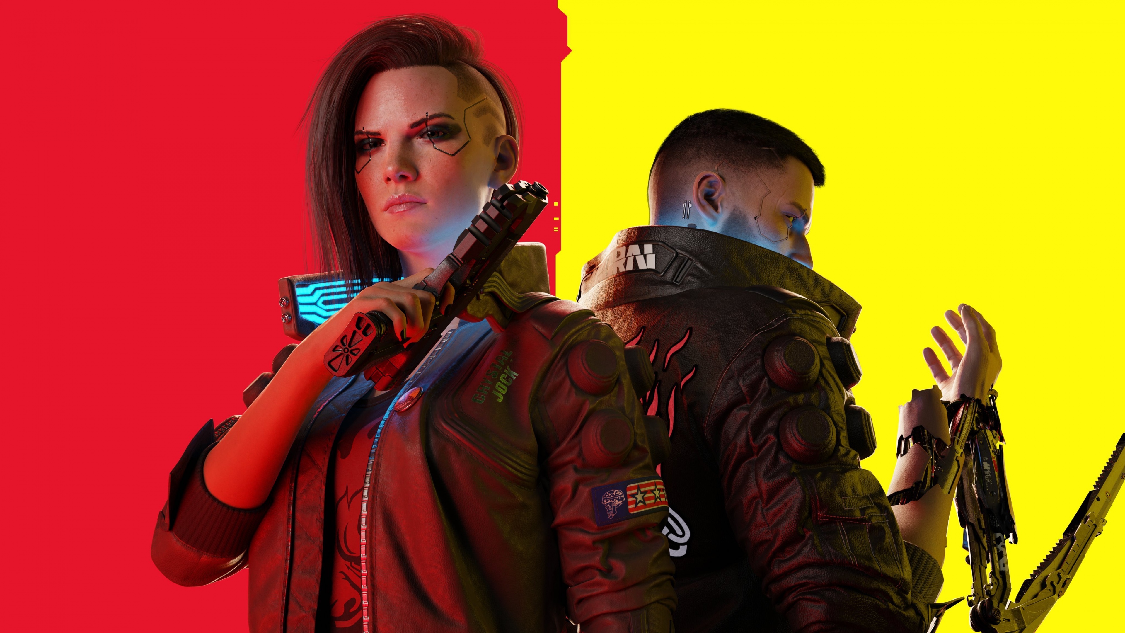A detailed depiction of Female V from Cyberpunk 2077: Phantom Liberty amidst a futuristic, neon-lit urban environment.