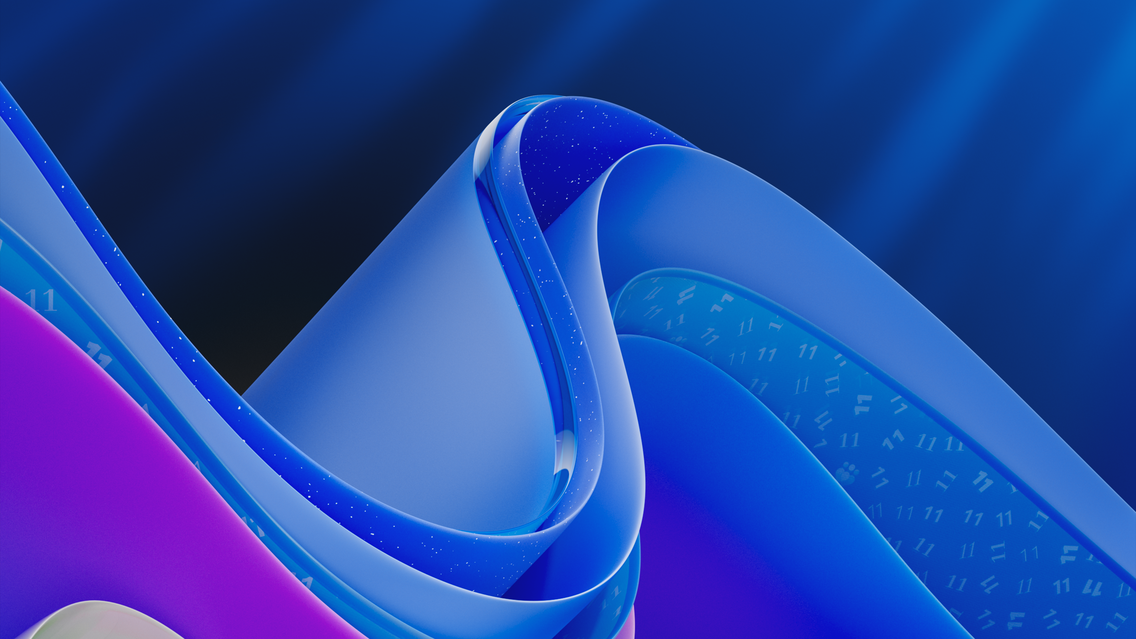 A modern abstract background with deep blue flowing light patterns and a dark, professional aesthetic.