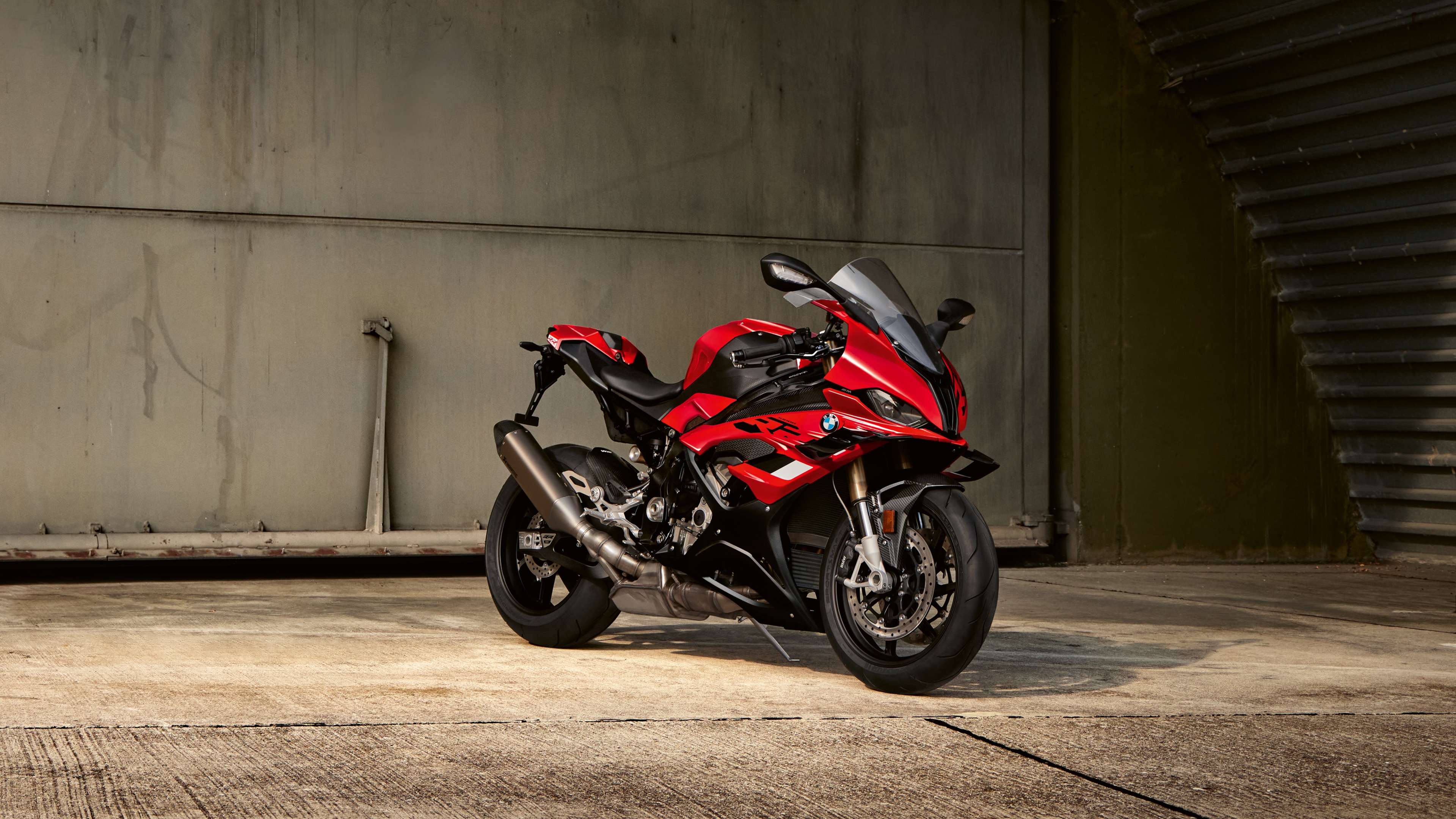 A high-resolution, detailed view of the 2023 BMW S 1000 RR high-performance sports motorcycle.
