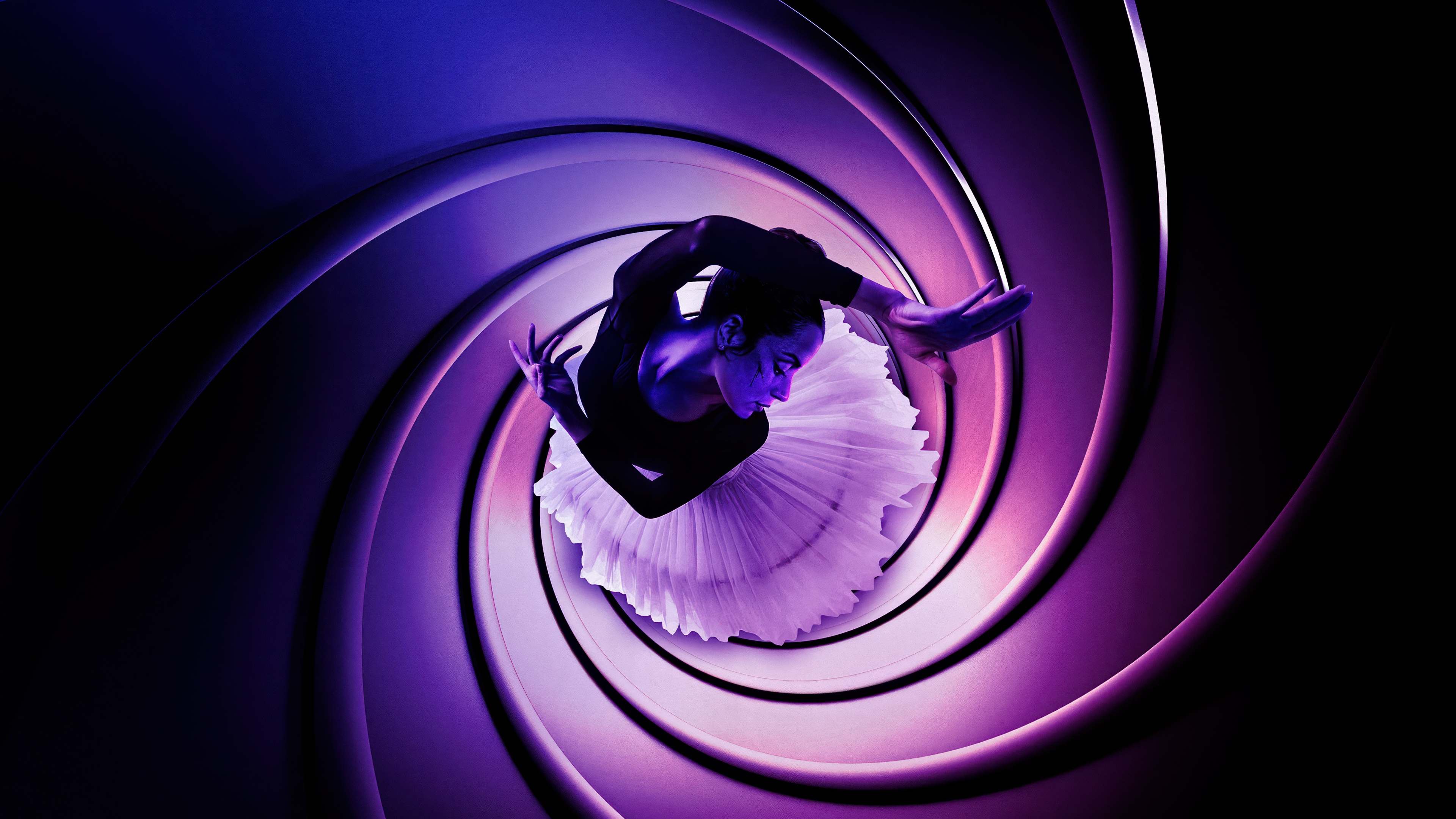Cinematic portrait of Ana de Armas as Eve from the movie Ballerina