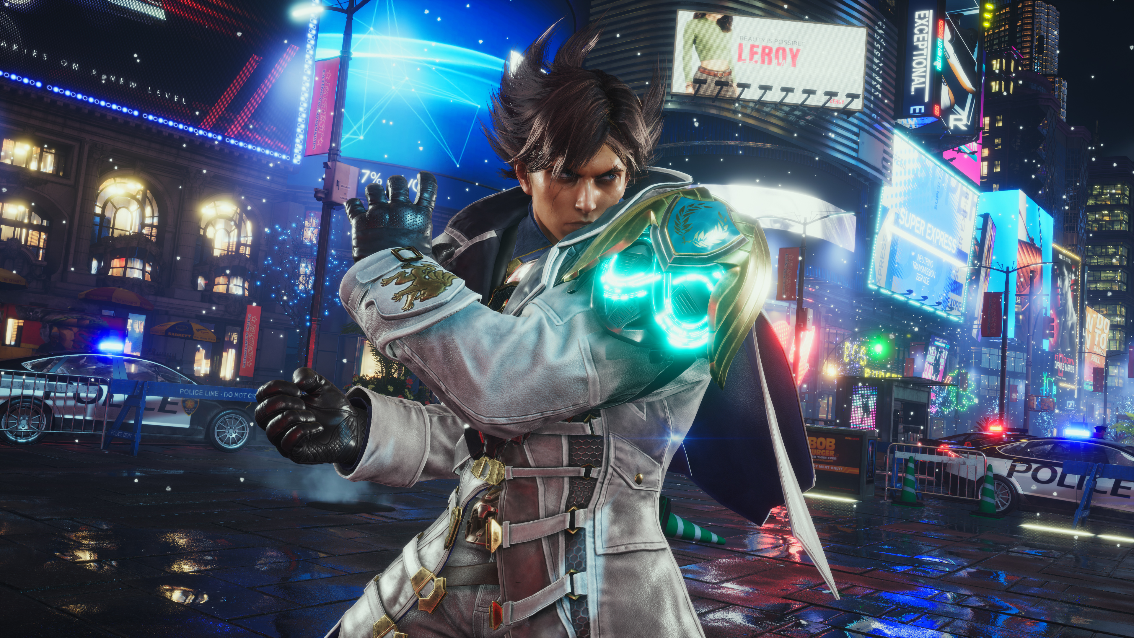 A highly detailed close-up portrait of Lars Alexandersson from the video game Tekken 8.