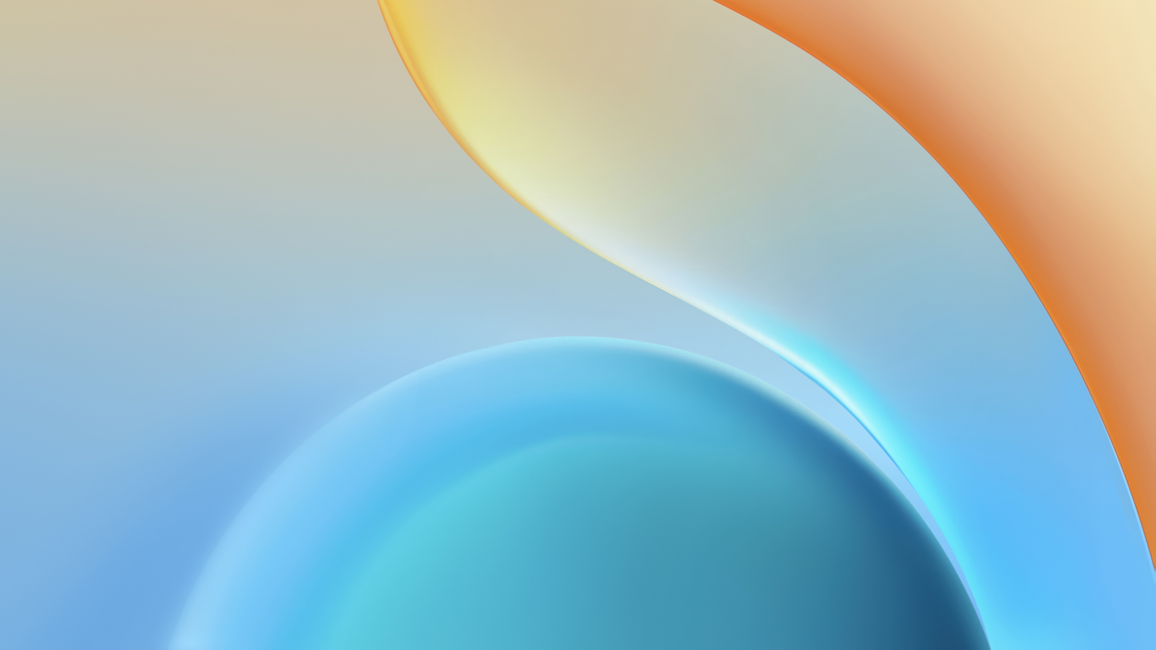 Abstract fluid curves with orange and warm-toned gradients in a modern design style.