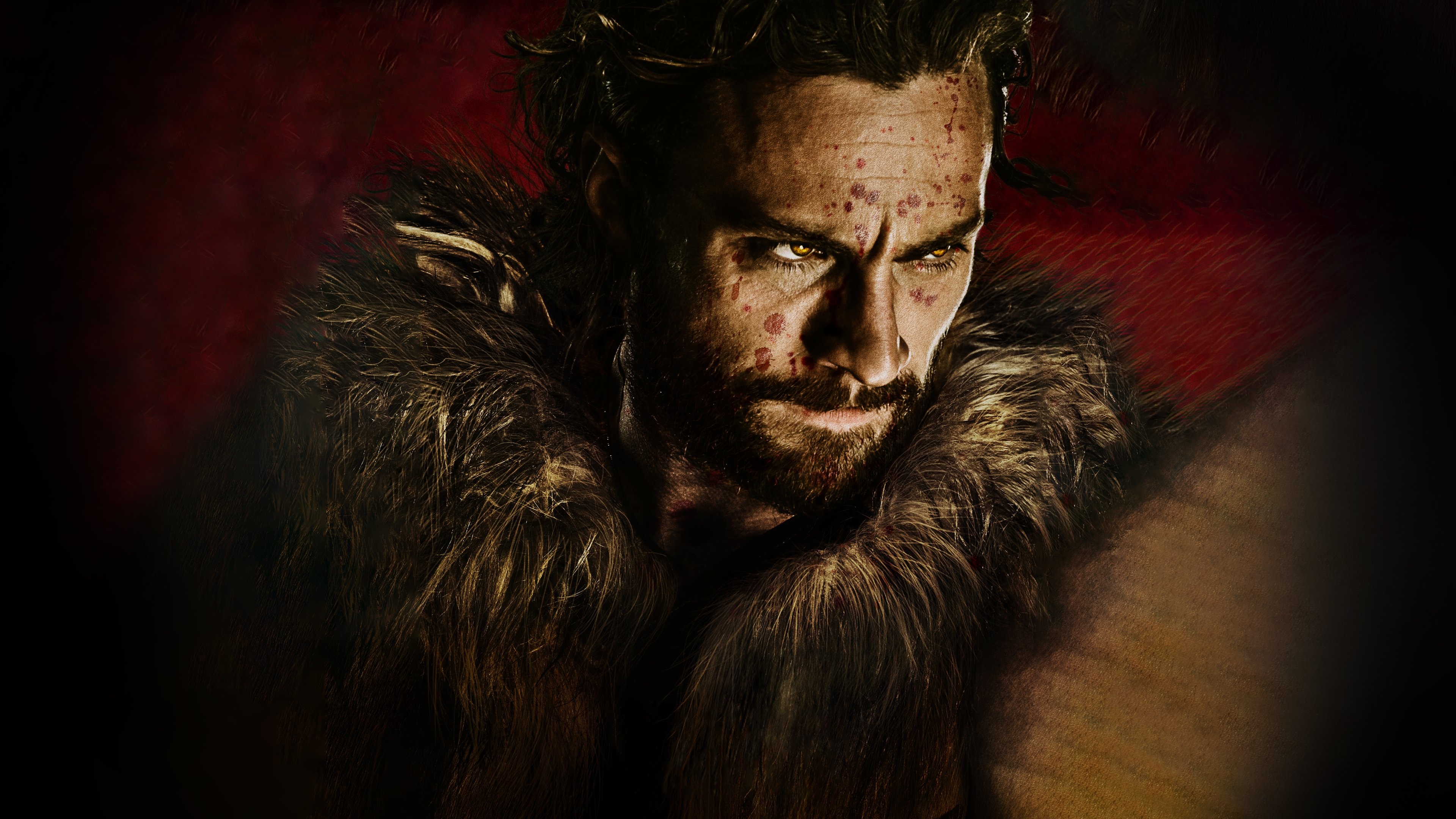 Aaron Taylor-Johnson as Kraven the Hunter in the 2024 movie Kraven the Hunter