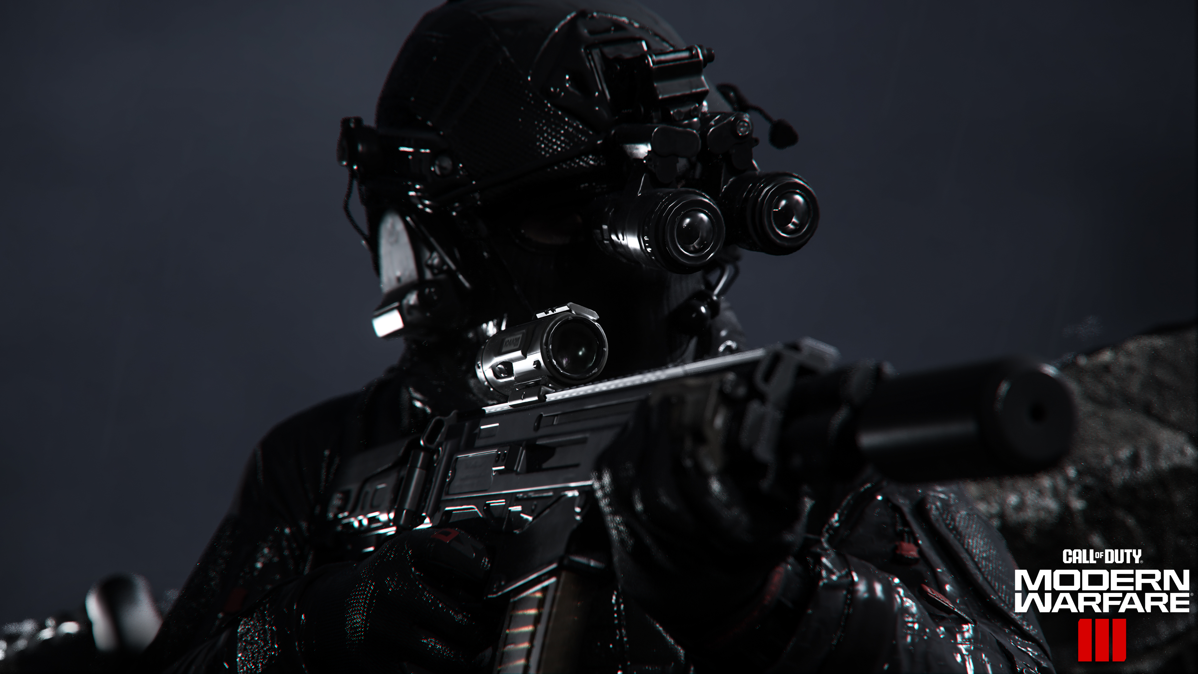 A tactical soldier from Task Force 141 prepared for combat in Call of Duty: Modern Warfare 3 gameplay.