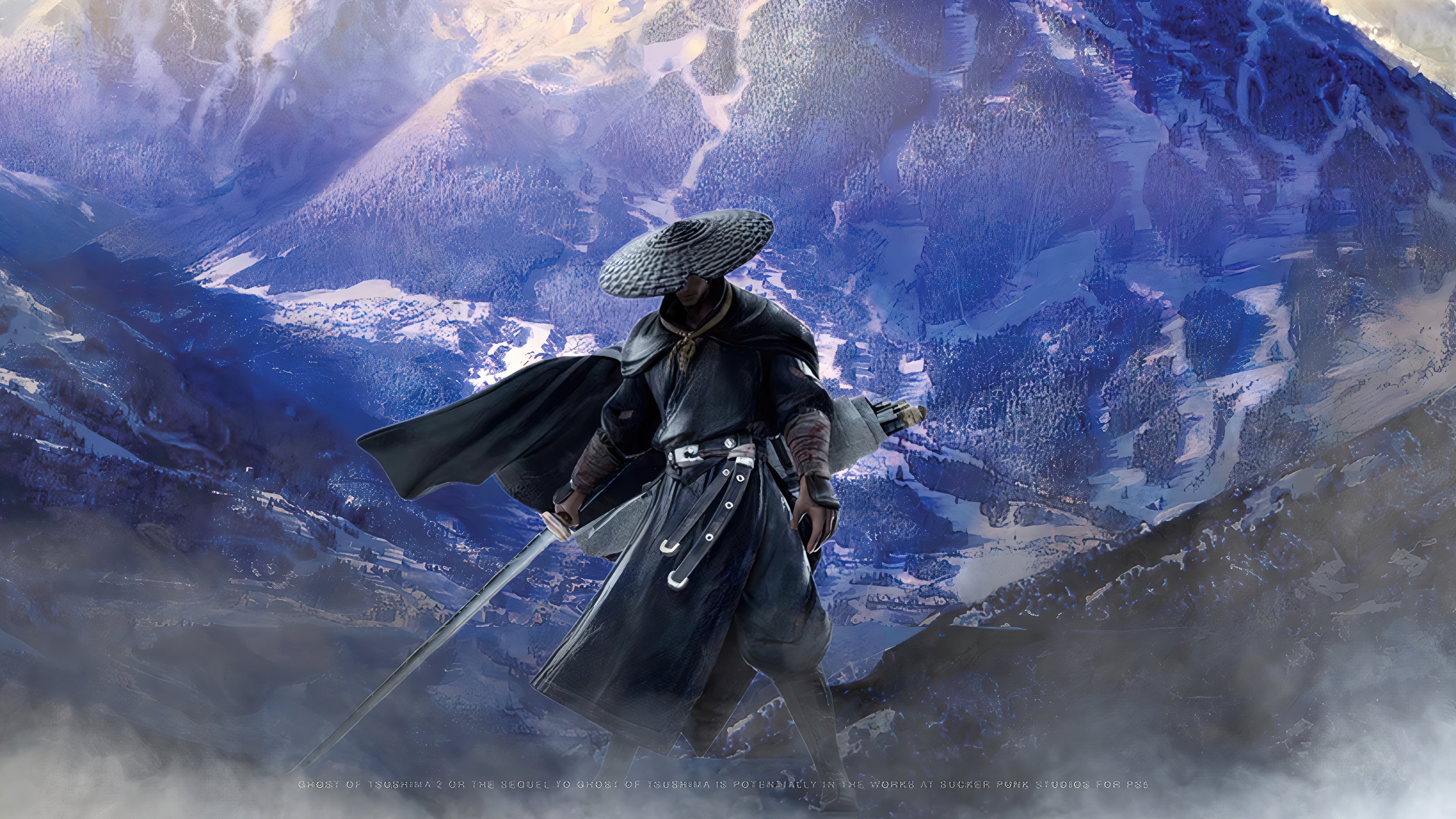 High-resolution 5K game art featuring a cinematic character with hyper-realistic textures and lighting, representing 2024 PlayStation 5 gaming aesthetics.