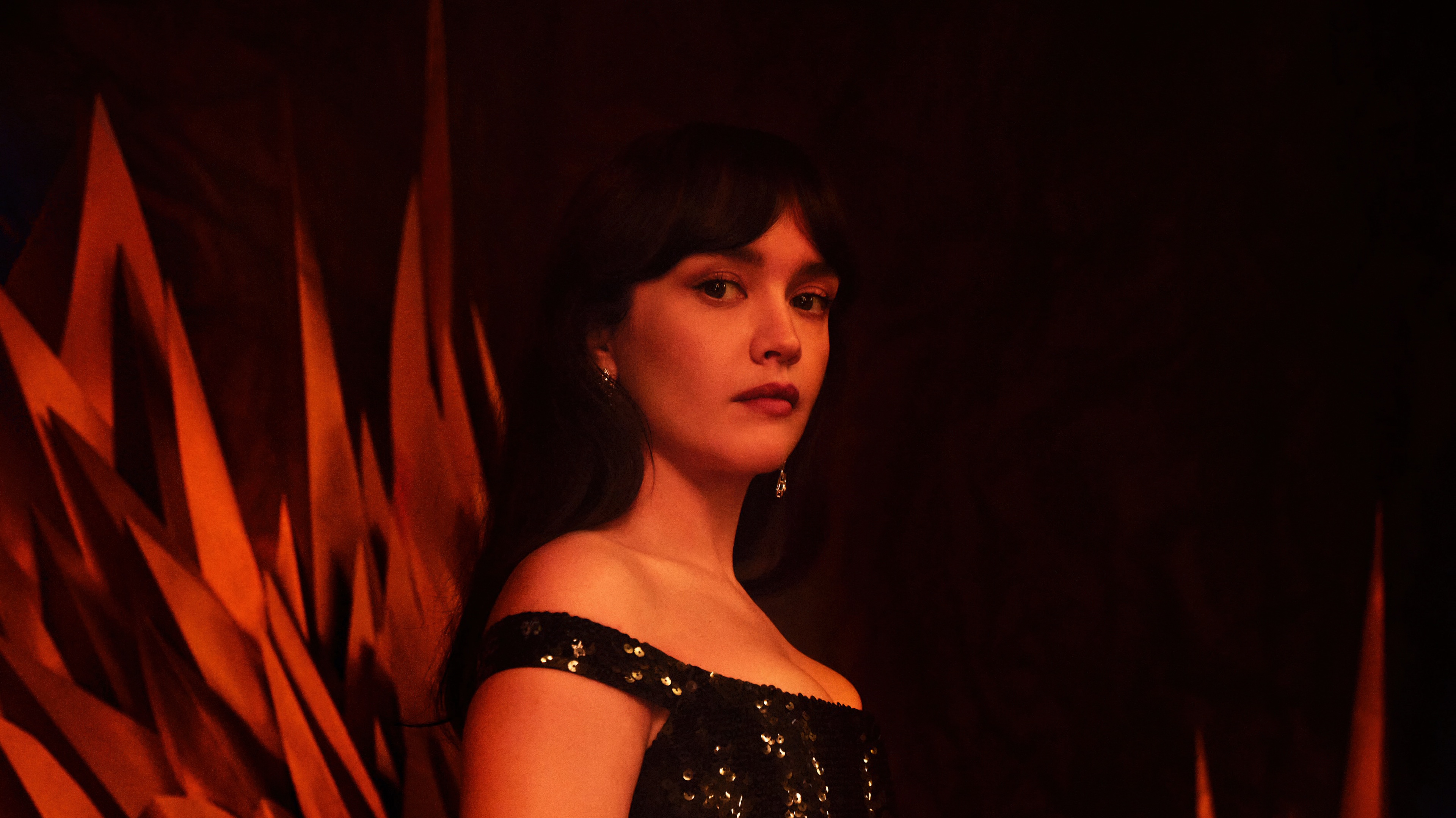 A high-resolution 5K close-up portrait of actress Olivia Cooke.