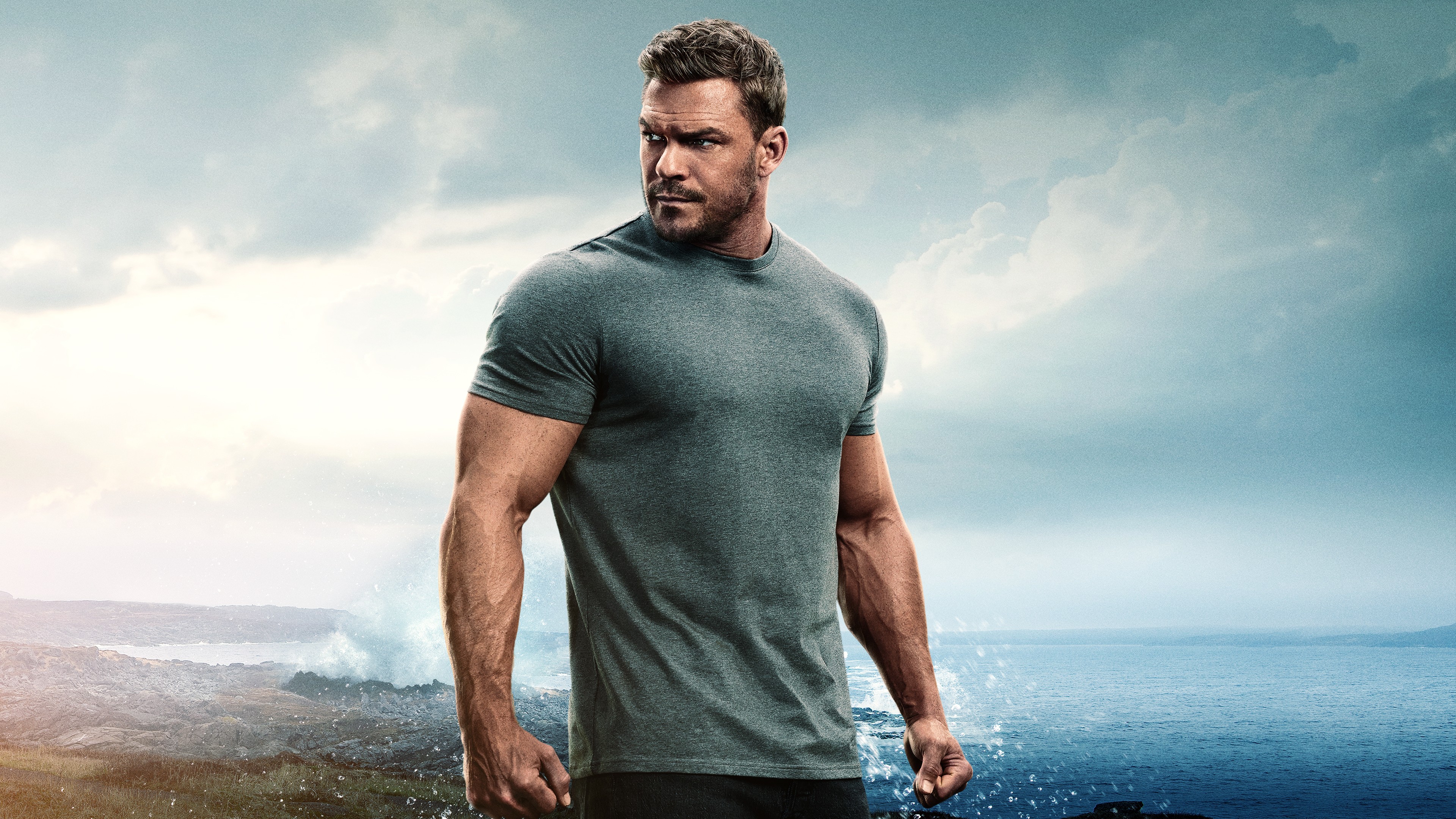 Alan Ritchson as Jack Reacher in the Prime Video series Reacher Season 3