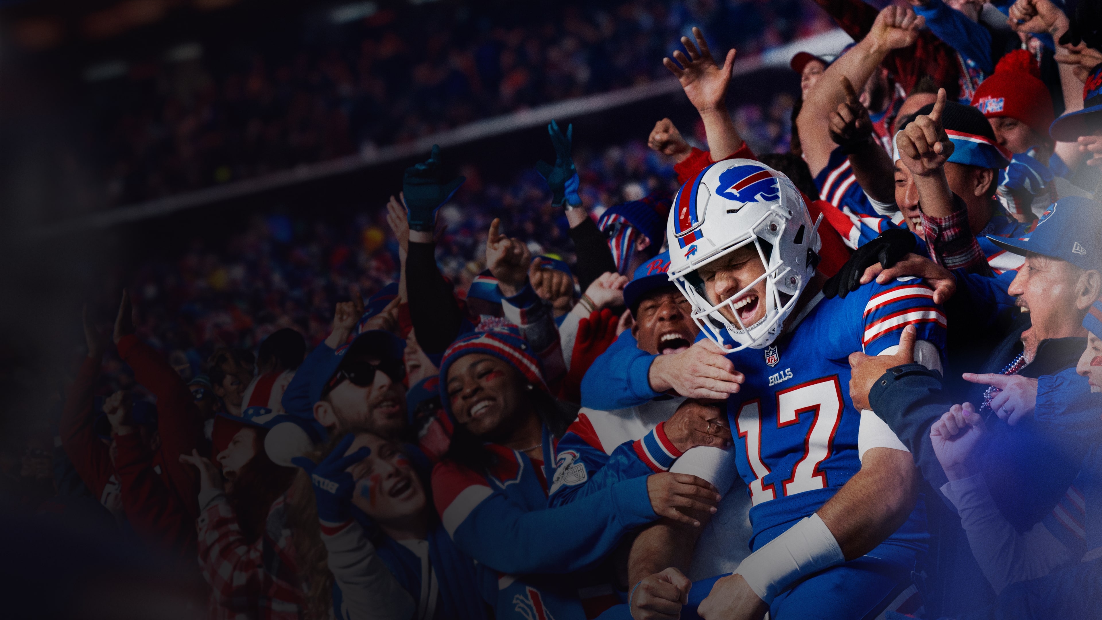 Buffalo Bills quarterback Josh Allen in action from Madden NFL 24 gameplay.