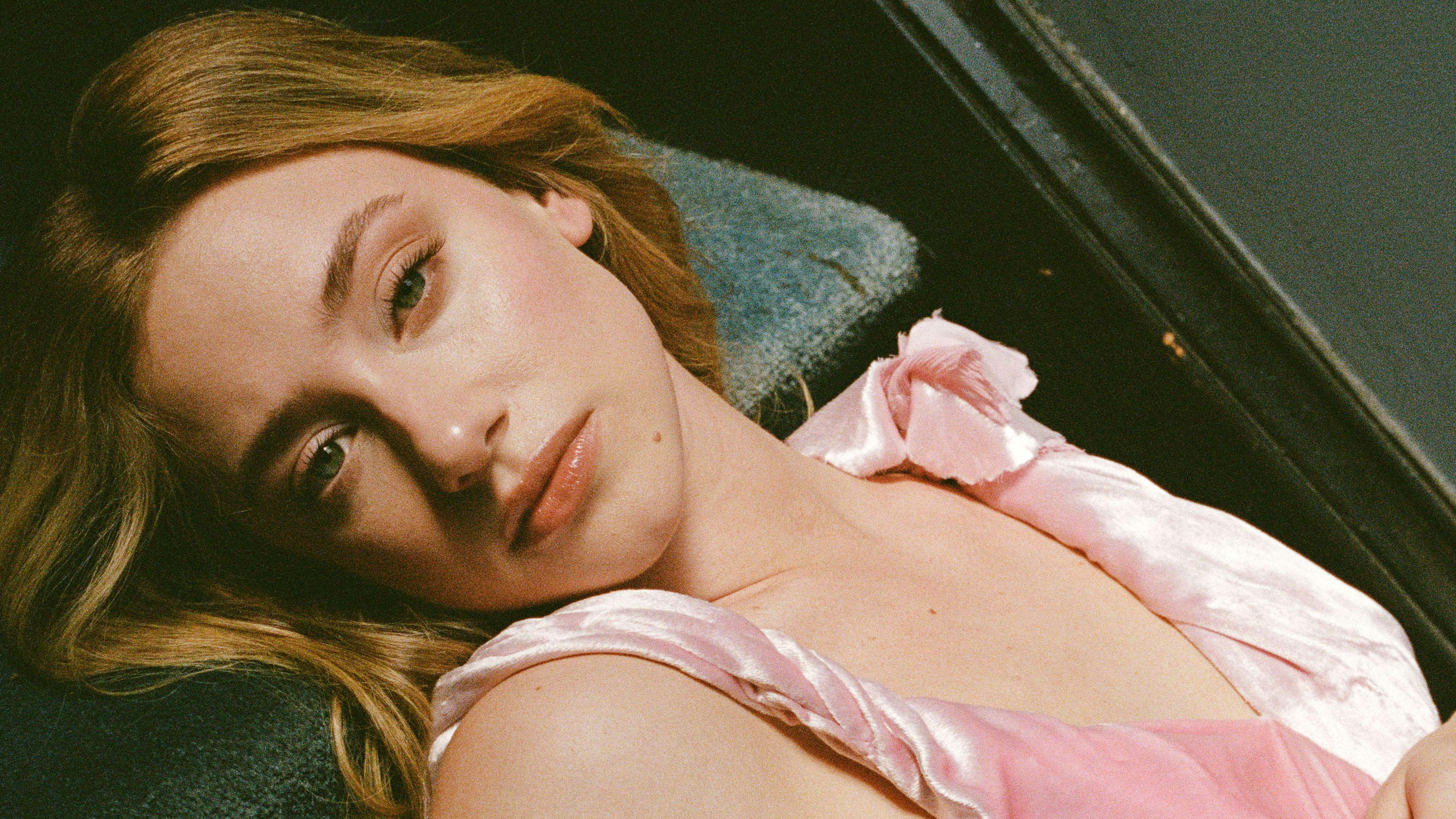 A professional fashion editorial portrait of American actress Lili Reinhart for Flaunt Magazine.