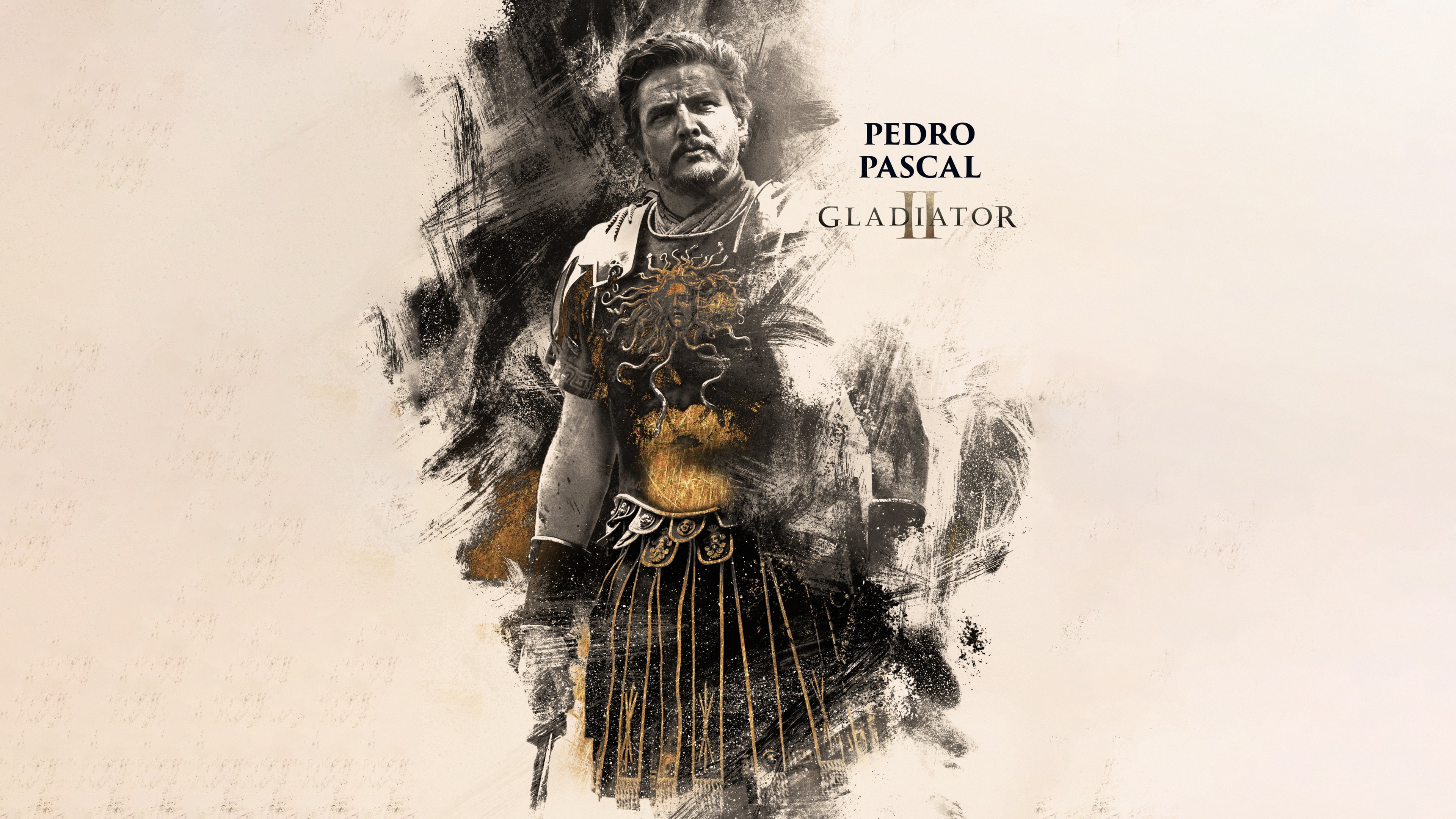 Paul Mescal as the character Lucius in a dramatic scene from the movie Gladiator II