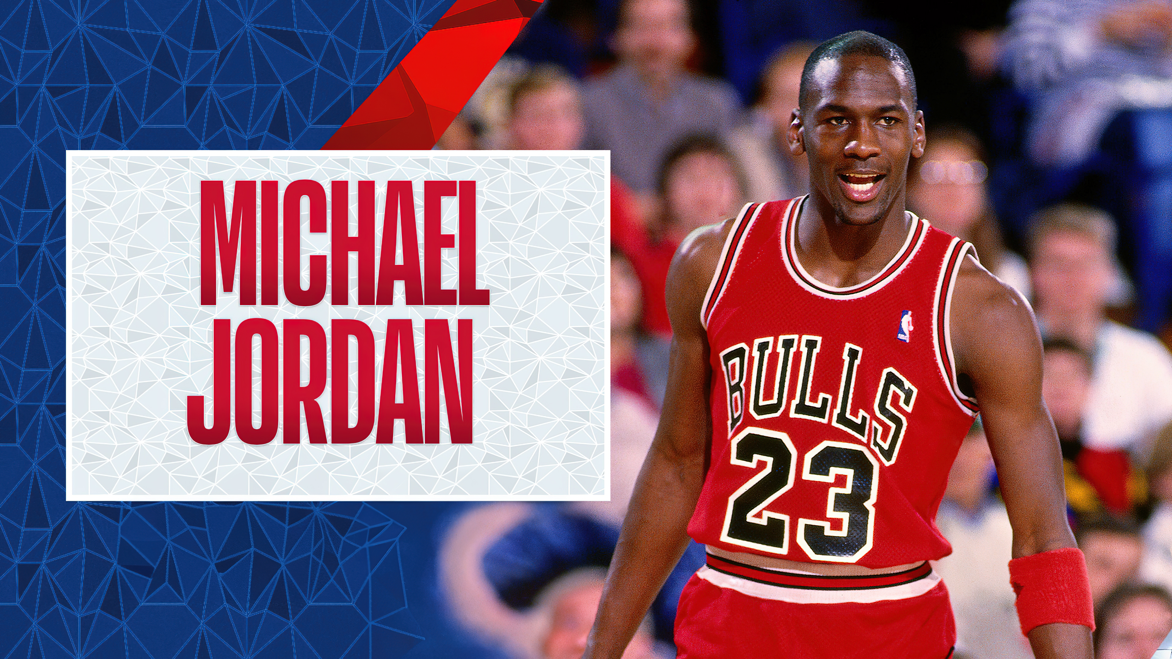 Michael Jordan in a Chicago Bulls basketball uniform