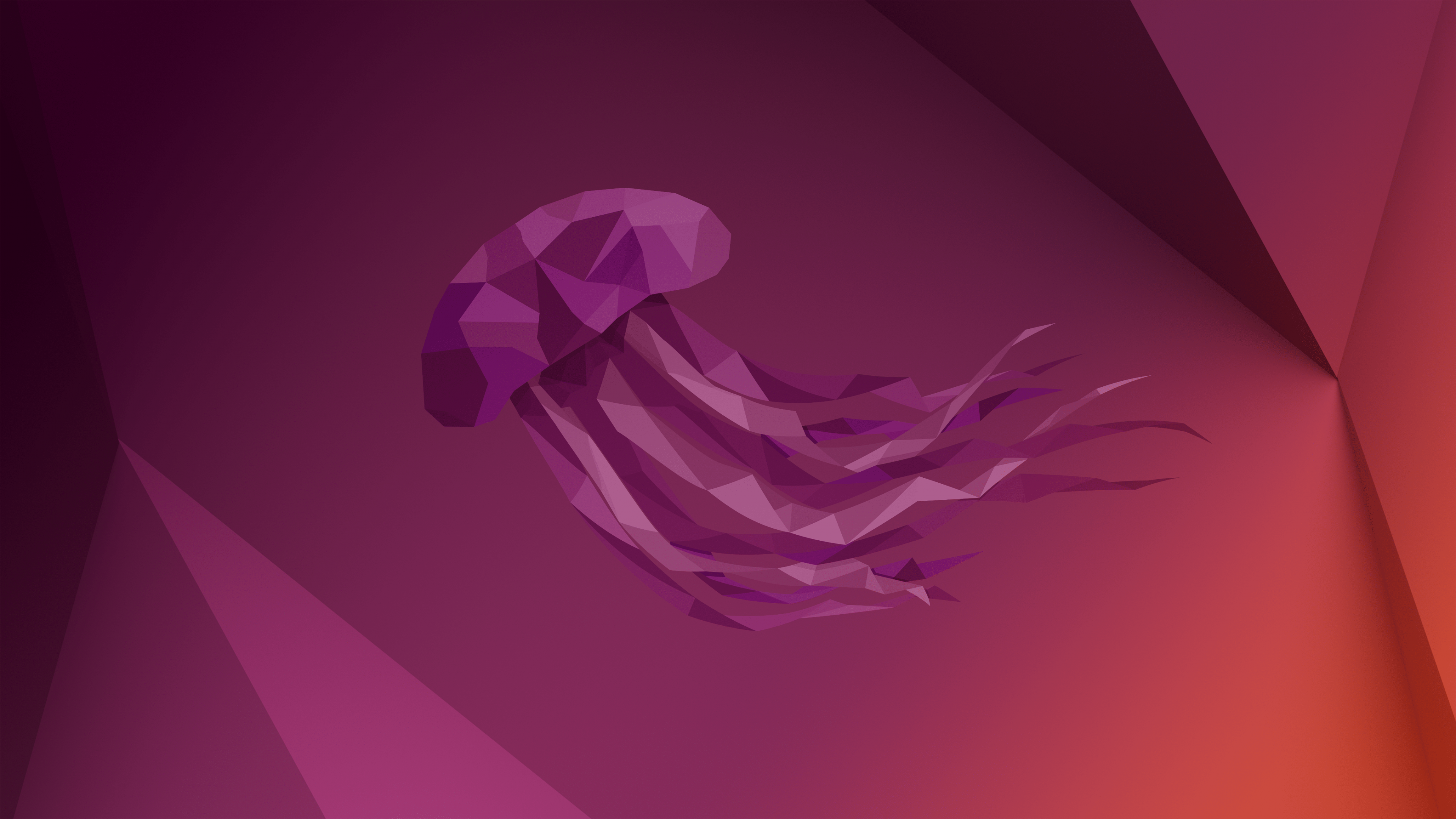 Abstract flowing waves in various shades of purple and violet
