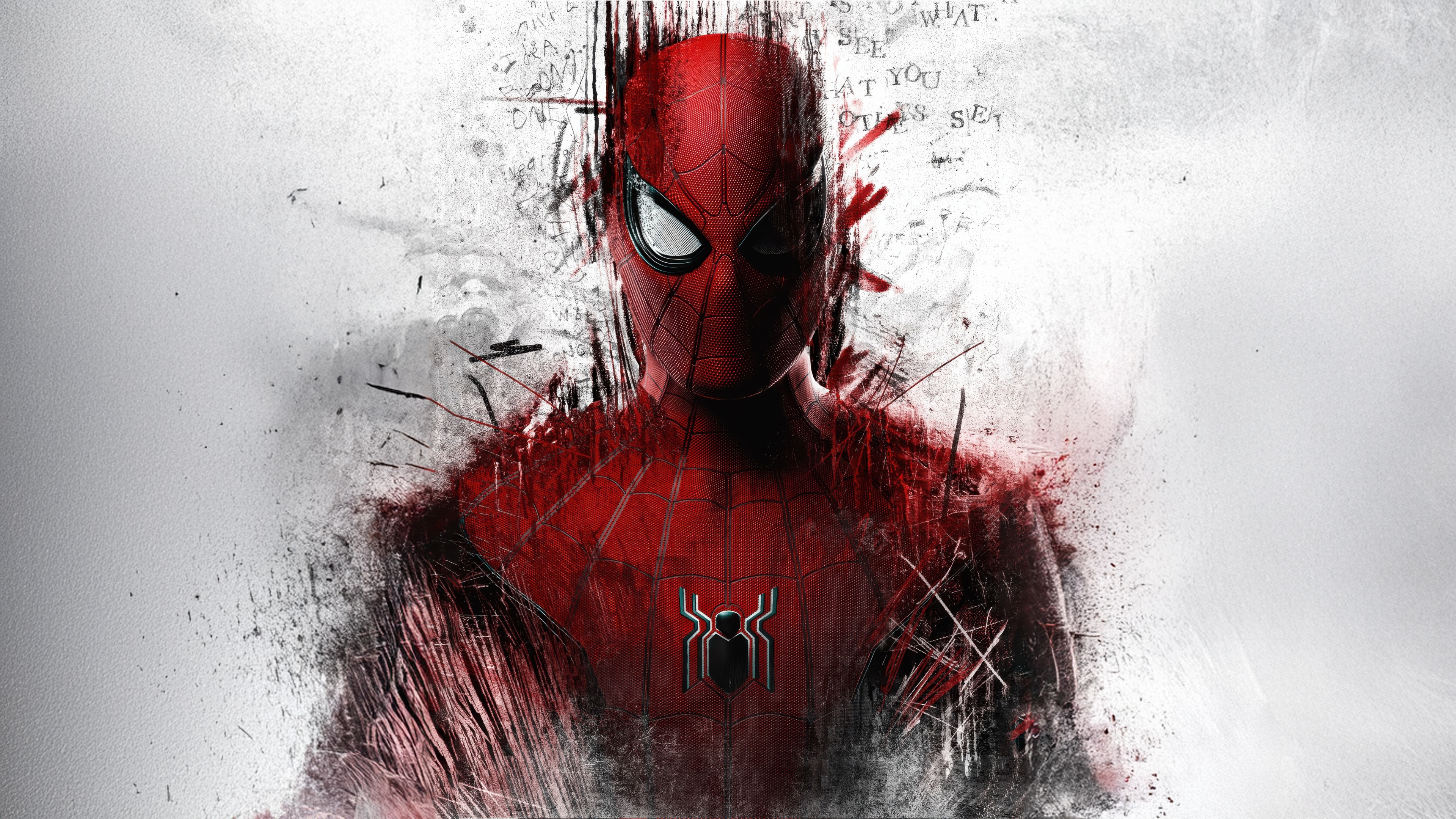 Cinematic artistic portrait of Spider-Man and Daredevil from the Marvel series Daredevil: Born Again.