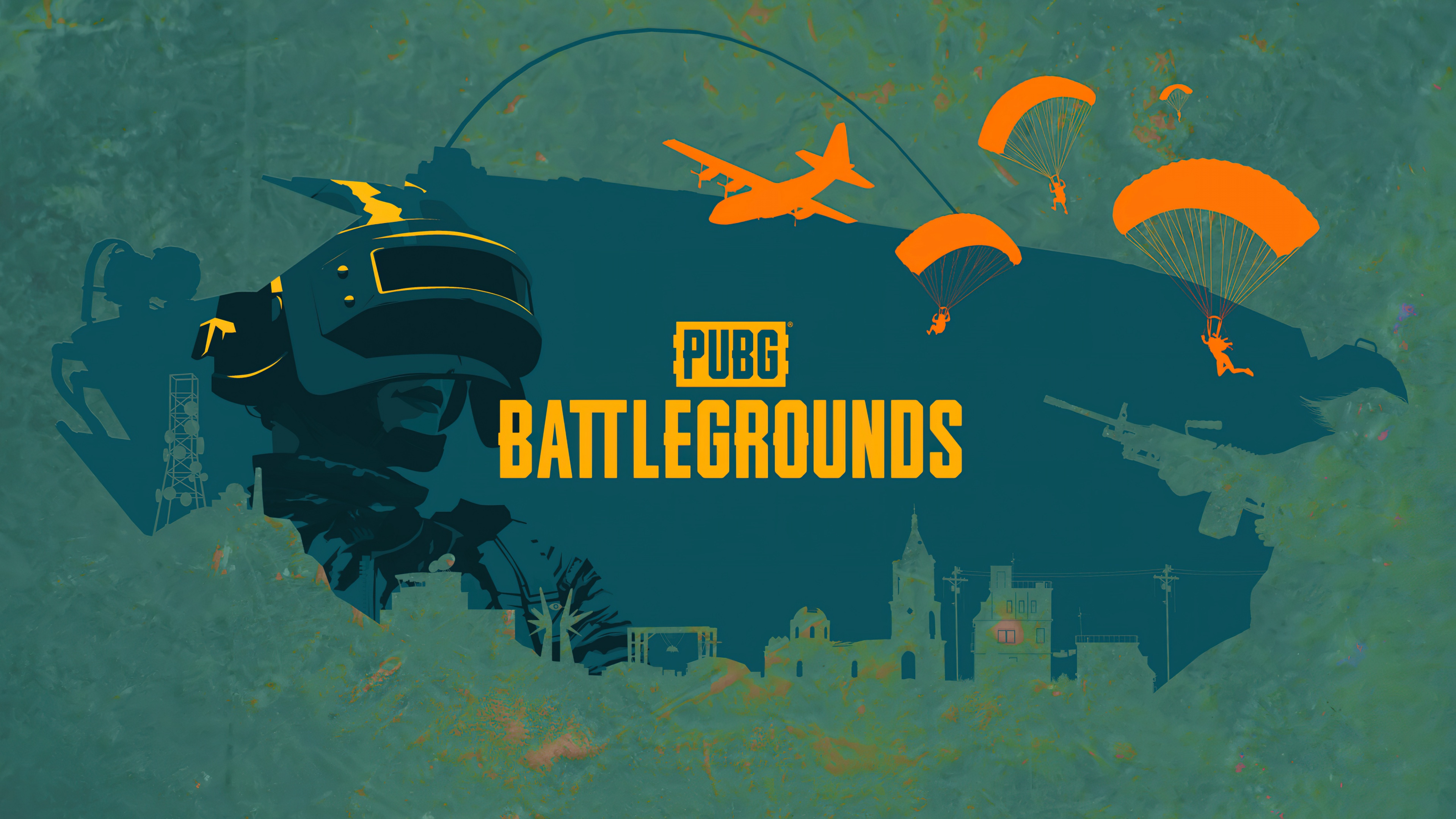 A detailed 5K game art illustration of a tactical soldier from PUBG featuring combat gear and a rugged battlefield atmosphere.