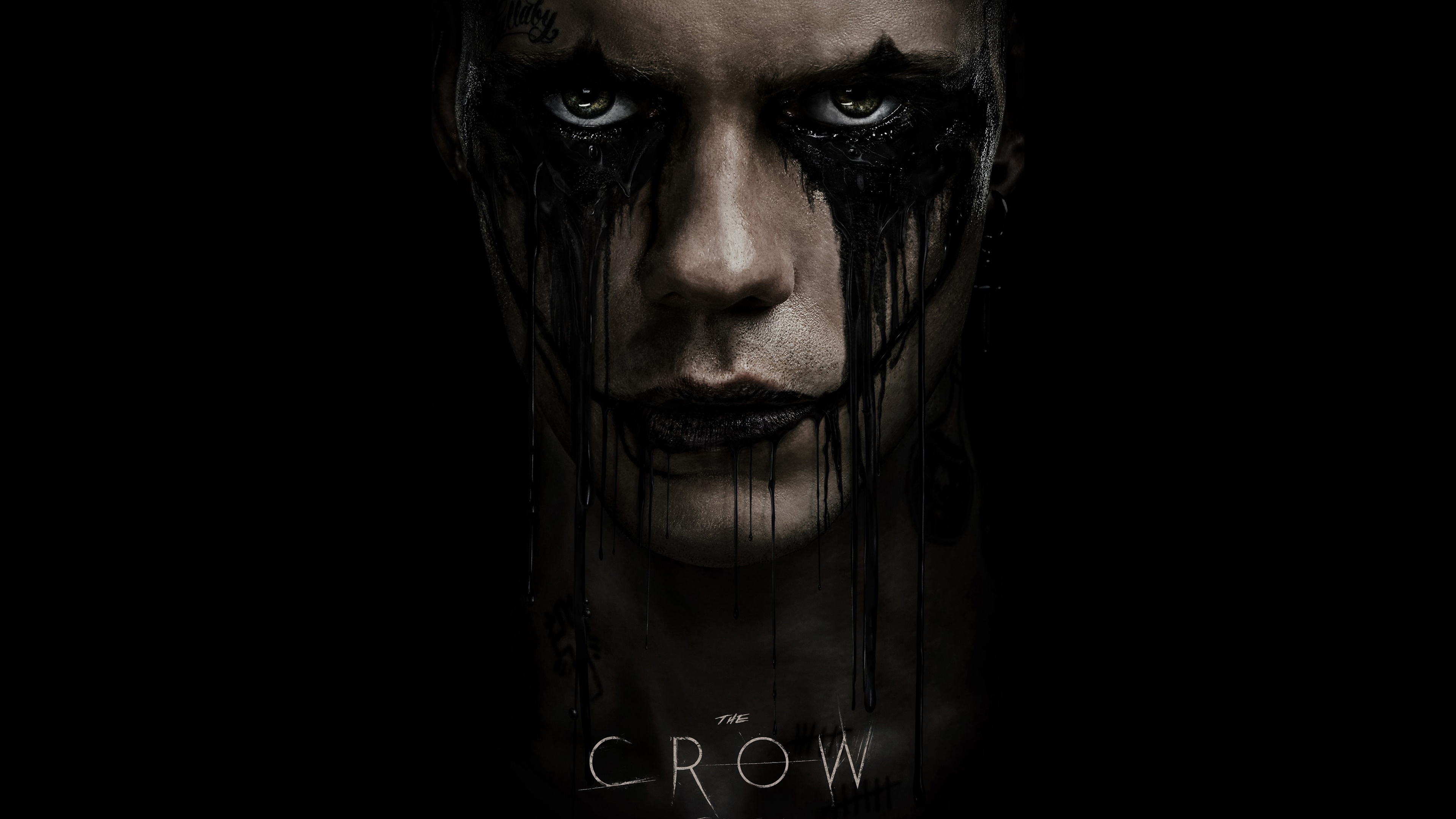 Bill Skarsgård as The Crow in the 2024 film The Crow