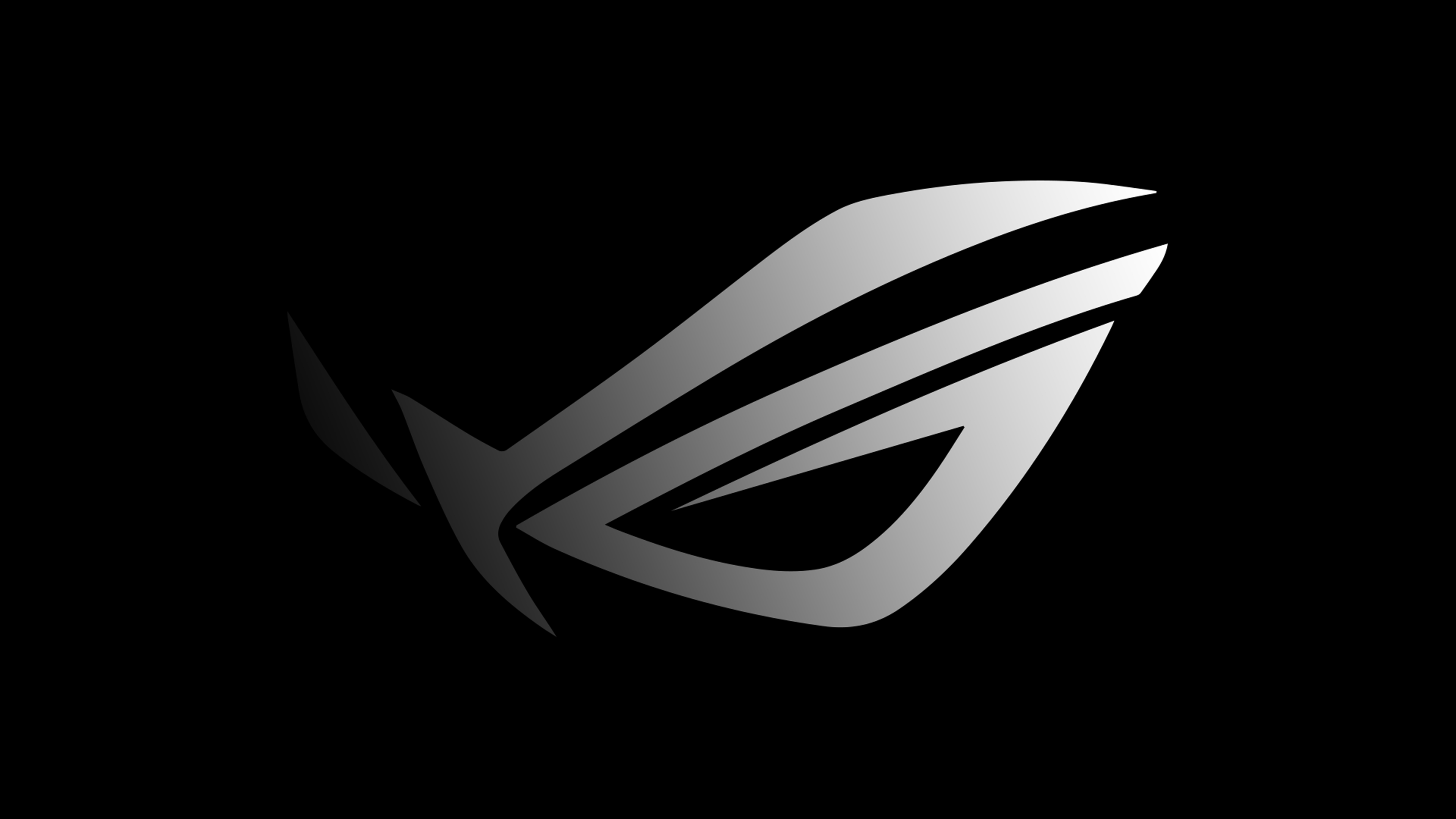A highly detailed cybernetic dragon with glowing neon accents and metallic plating, ASUS ROG style, on a black background.