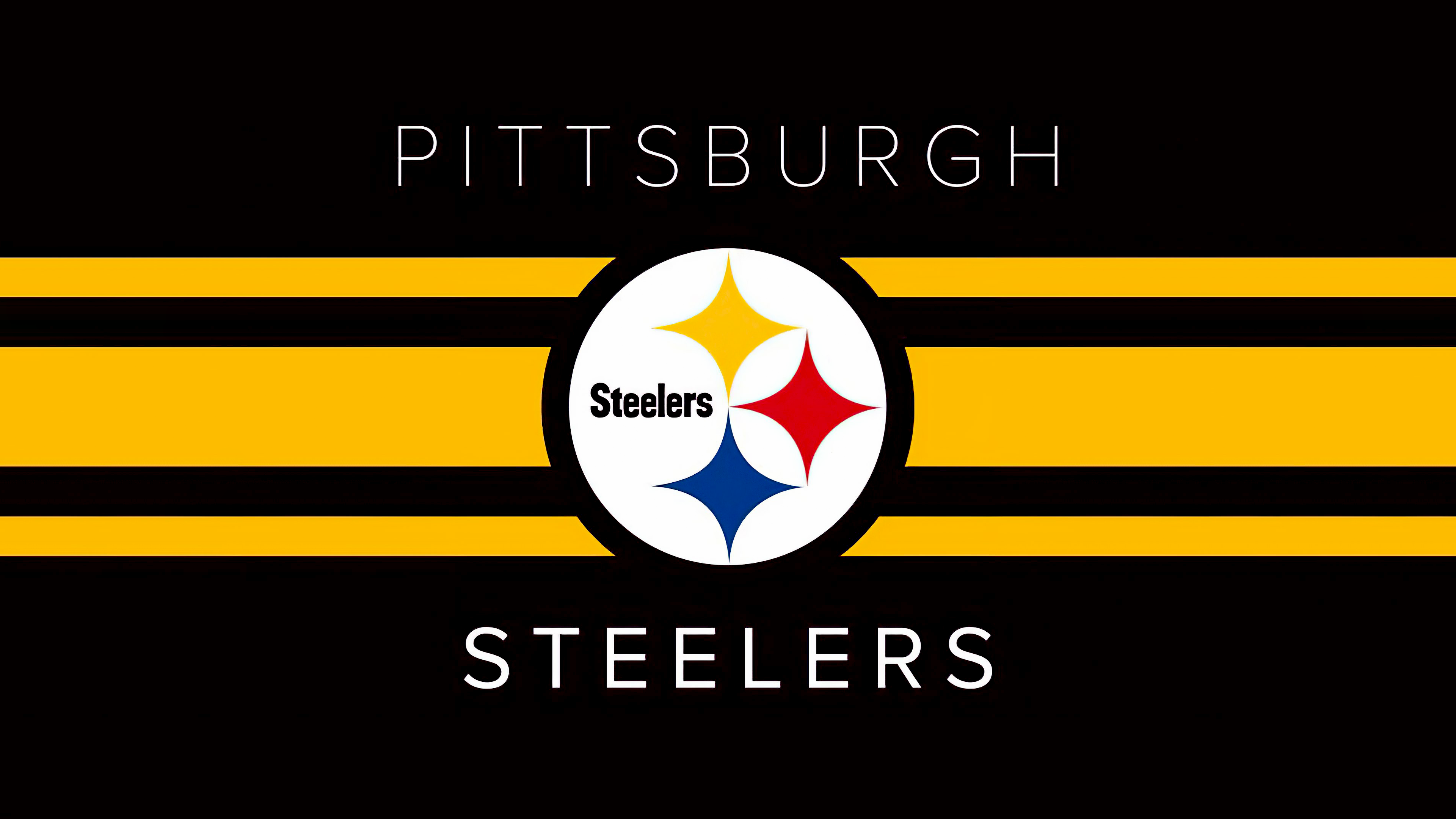 A professional American football player wearing the Pittsburgh Steelers black and gold uniform.