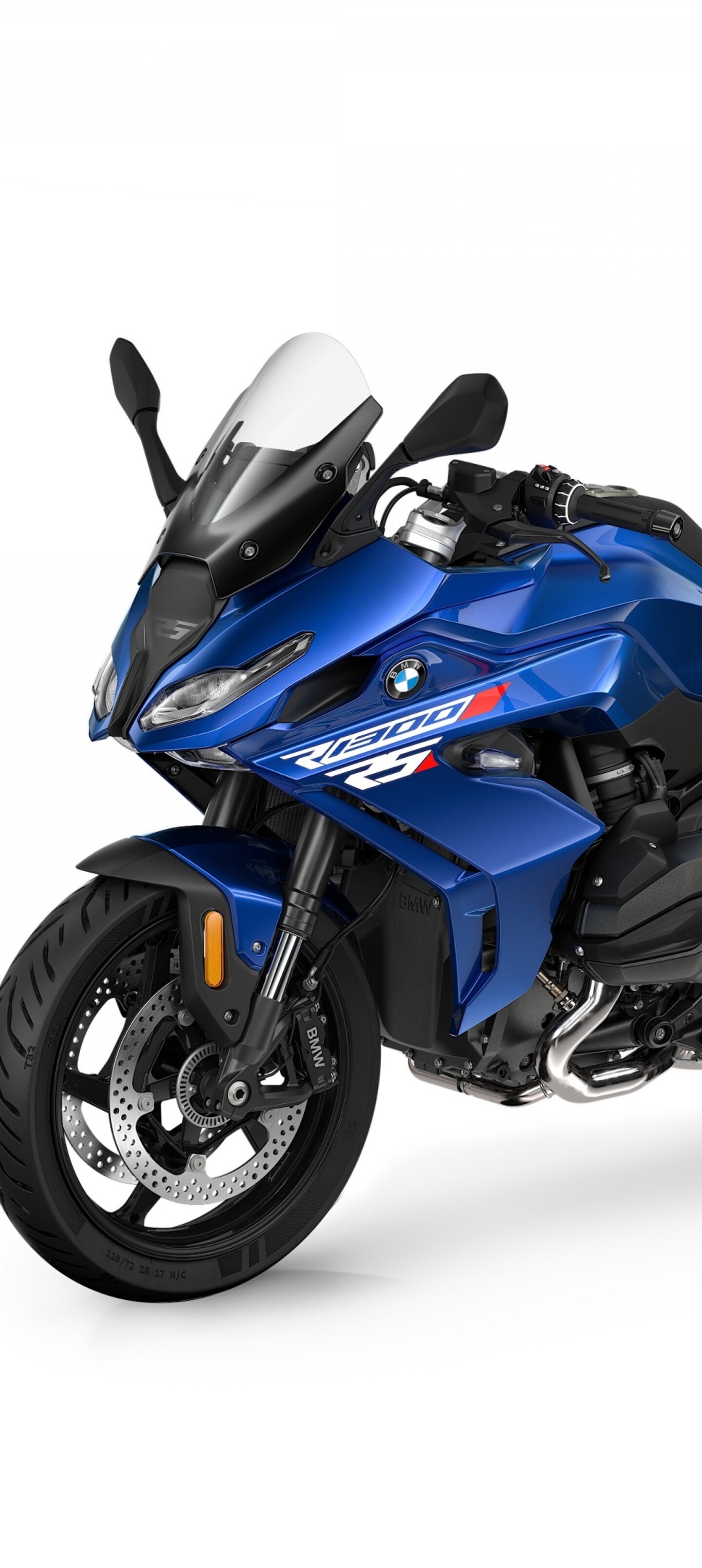 2025 BMW R 1300 RS sports motorcycle isolated on a white background