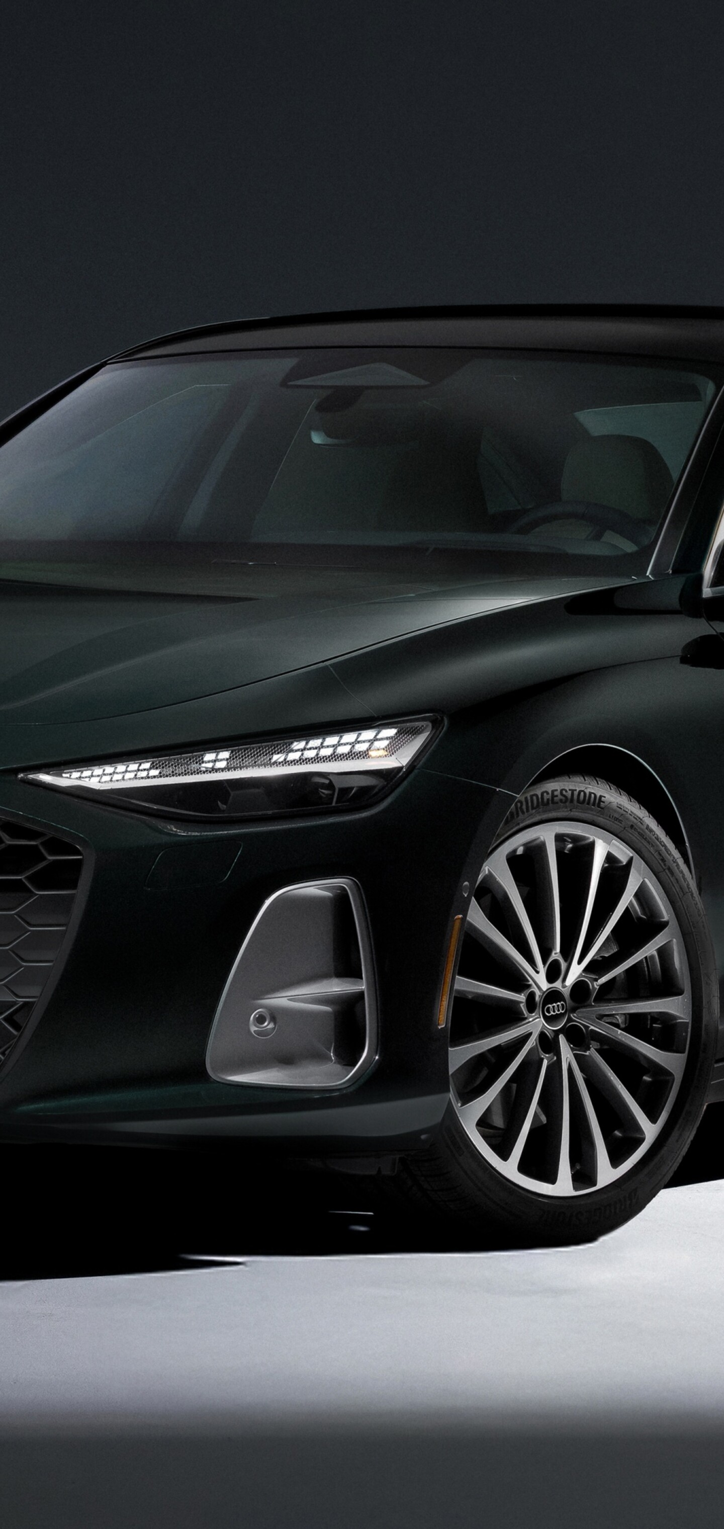 A sleek and futuristic 2026 Audi A6 TFSI quattro luxury sedan.