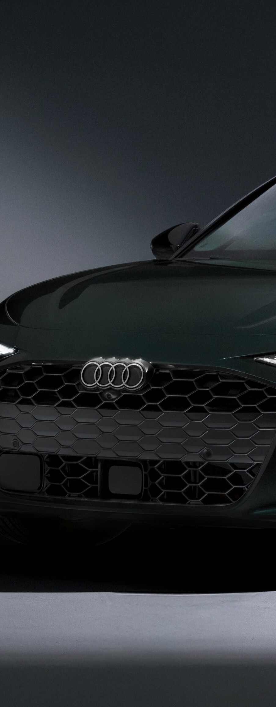 A futuristic 2026 Audi A6 TFSI quattro luxury sedan featuring sleek aerodynamic design and premium metallic finish.