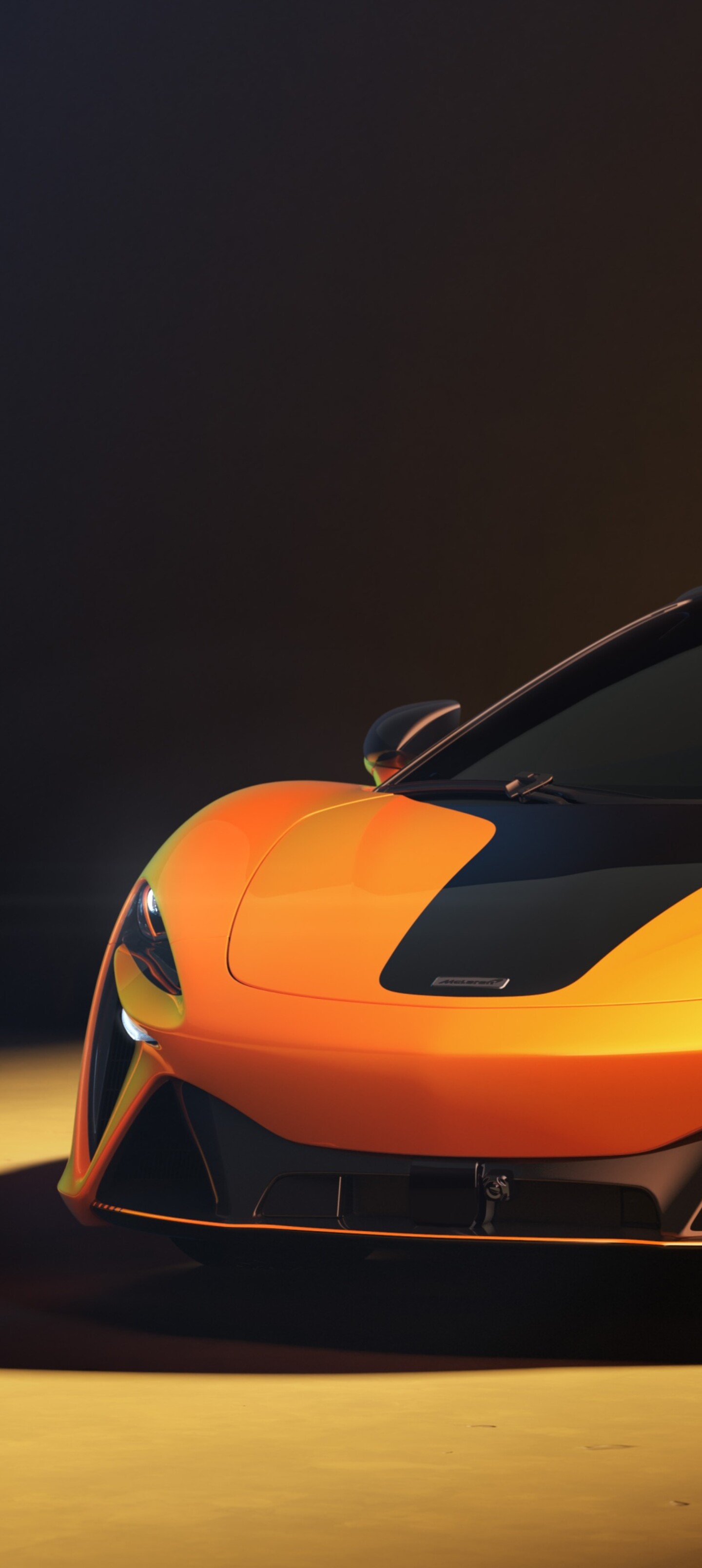 A vibrant orange 2026 McLaren Artura Spider Championship Edition sports car.