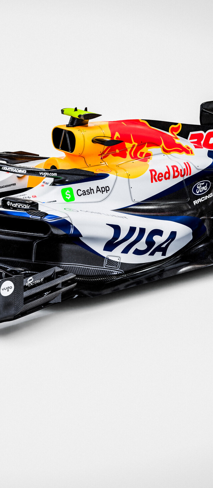 The 2026 VCARB Formula One car featuring advanced aerodynamic components and racing livery.
