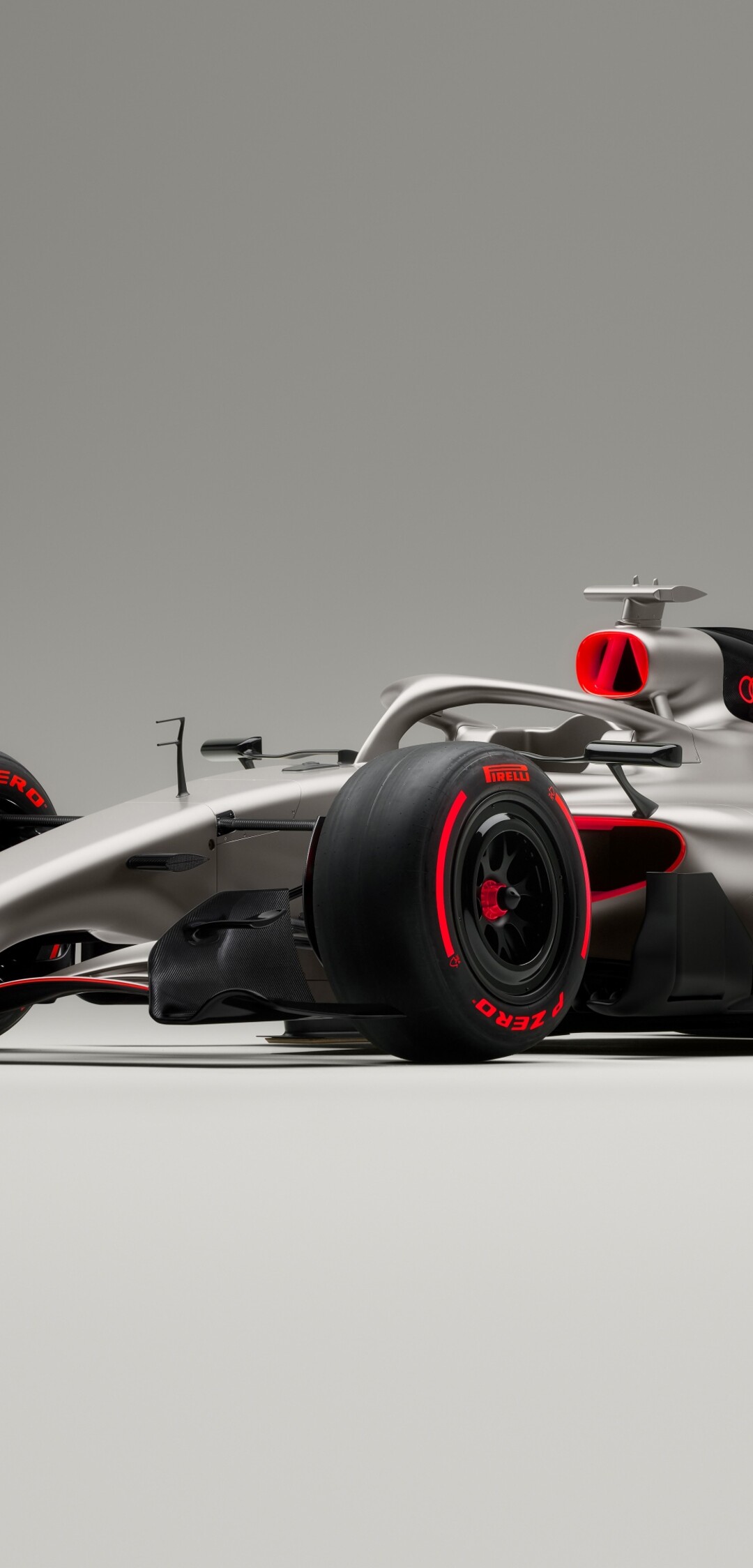 A futuristic Audi R26 concept car with Formula One-inspired aerodynamics and sleek carbon fiber aesthetics.