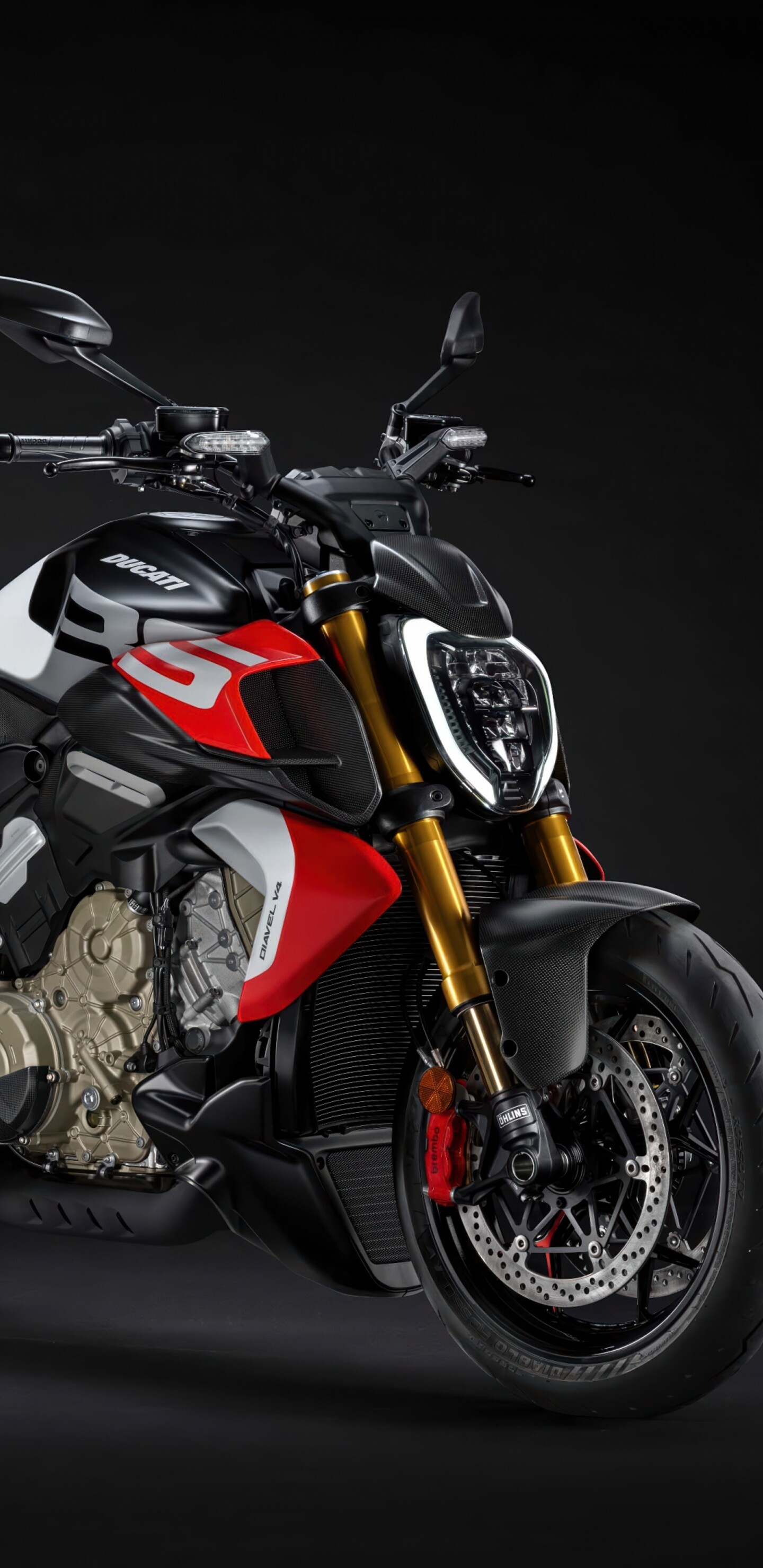 A sleek, high-performance sports bike from the year 2026 with aerodynamic fairings on a dark, minimalist background.