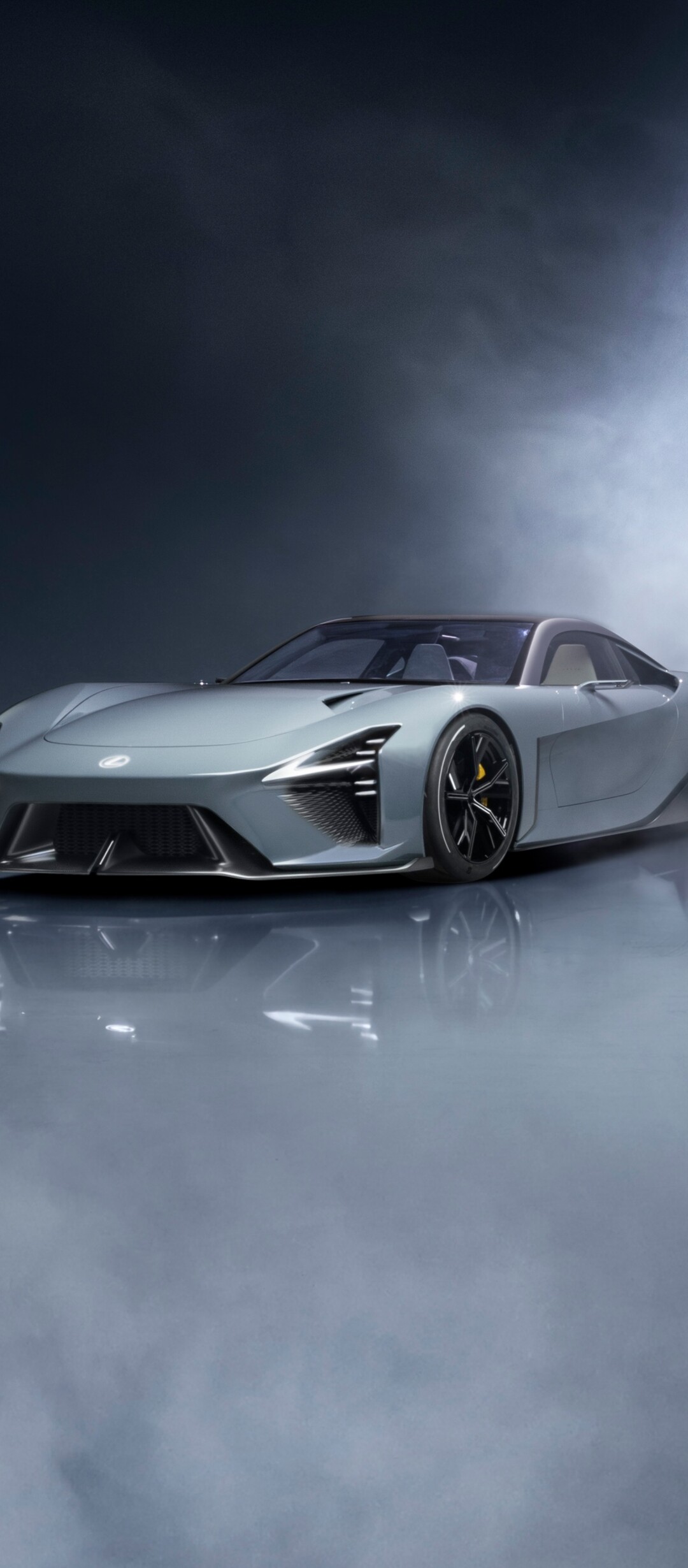 A detailed collection of electric sports car concepts including the Lexus LFA and Toyota GR GT racing prototypes.
