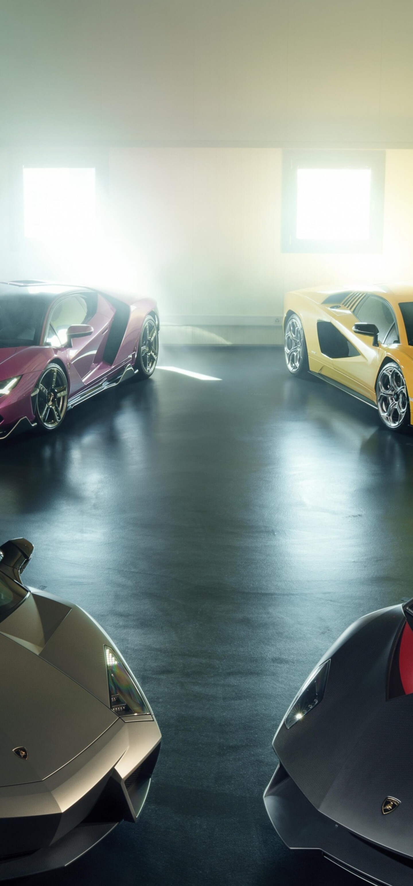 A high-resolution, artistic depiction of a luxury Lamborghini car rendered in the textured style of the Albert Spiess Collection.