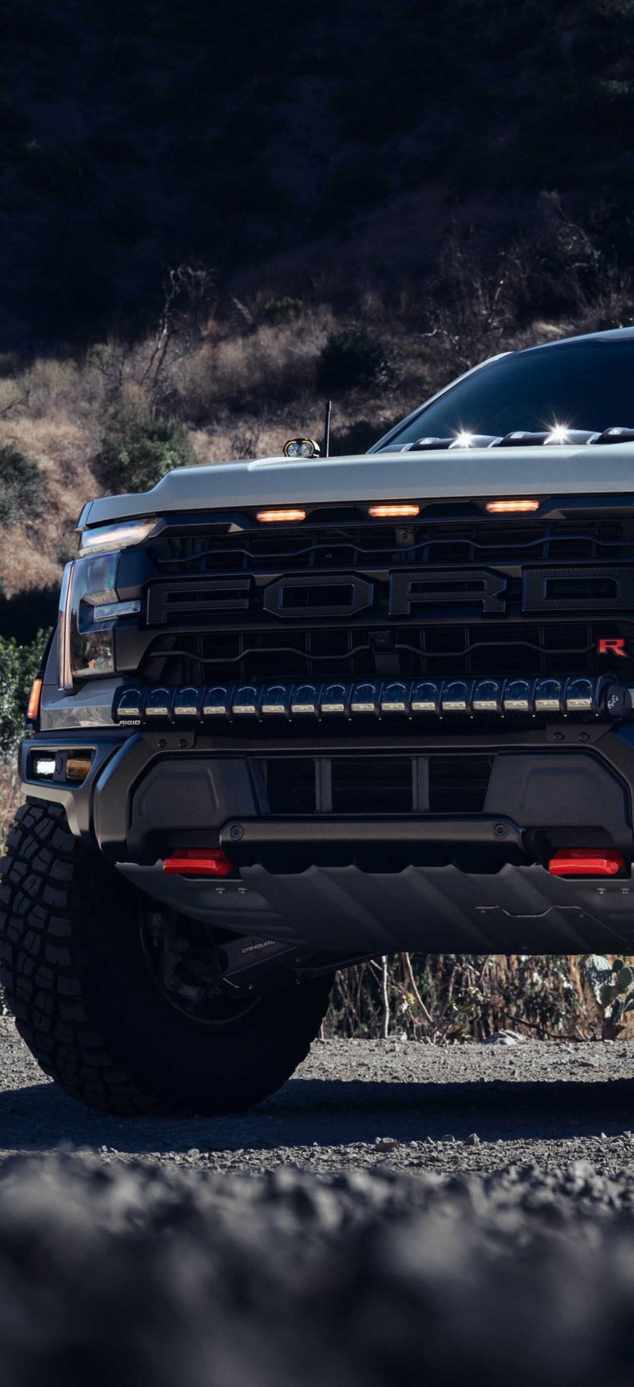 A highly detailed, customized Ford F-150 Raptor with Vorsteiner styling and aggressive off-road features.